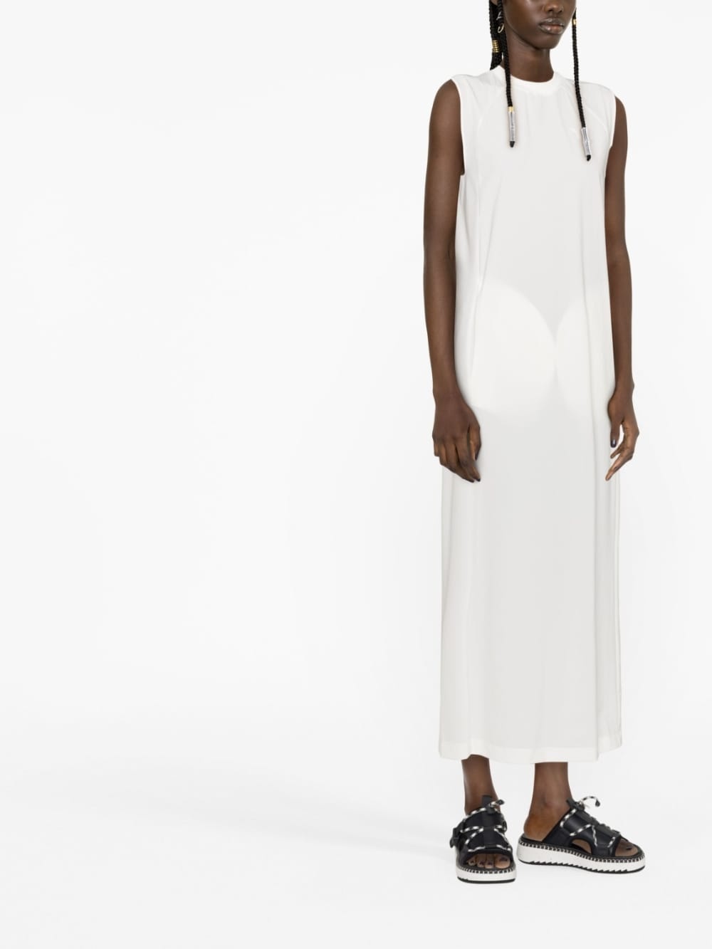 3-stripes sleeveless dress - 3