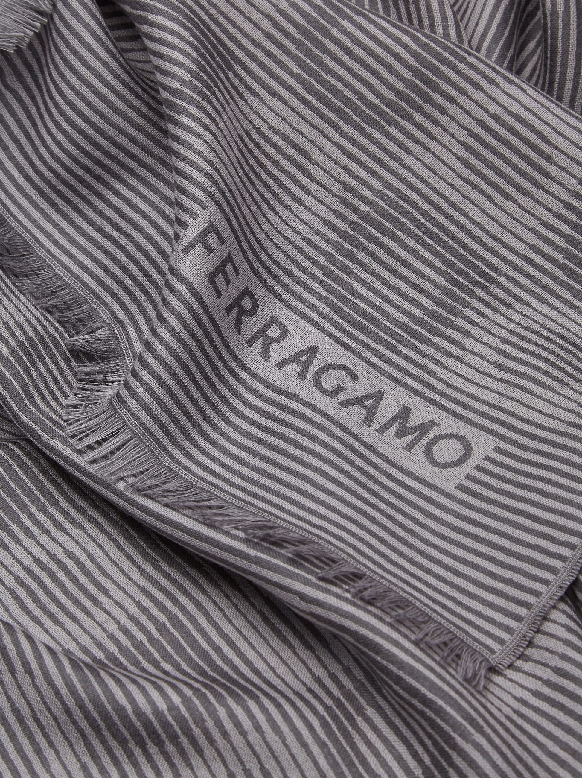 Gancini pattern scarf - 2