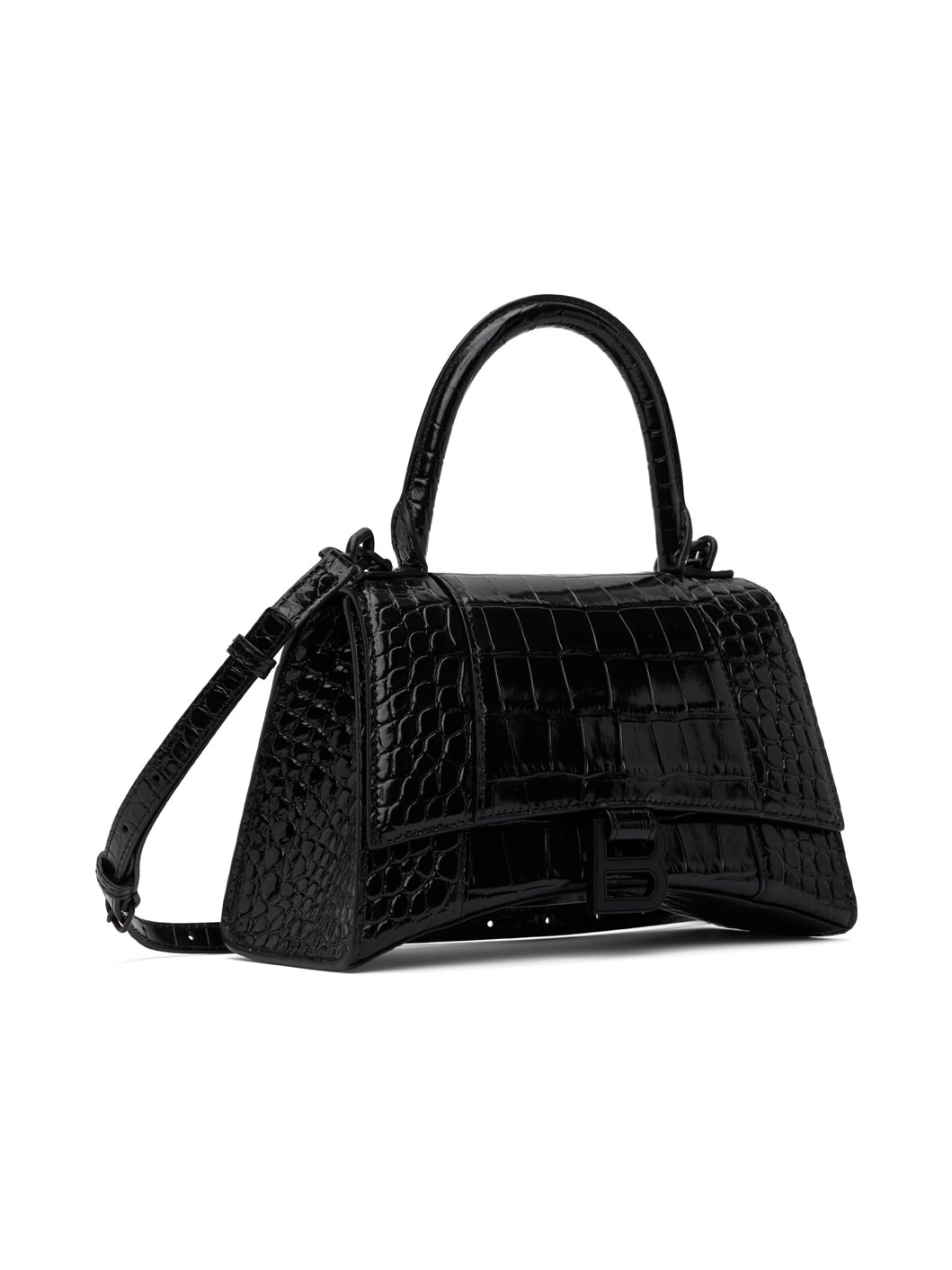 Black Small Hourglass Bag - 2