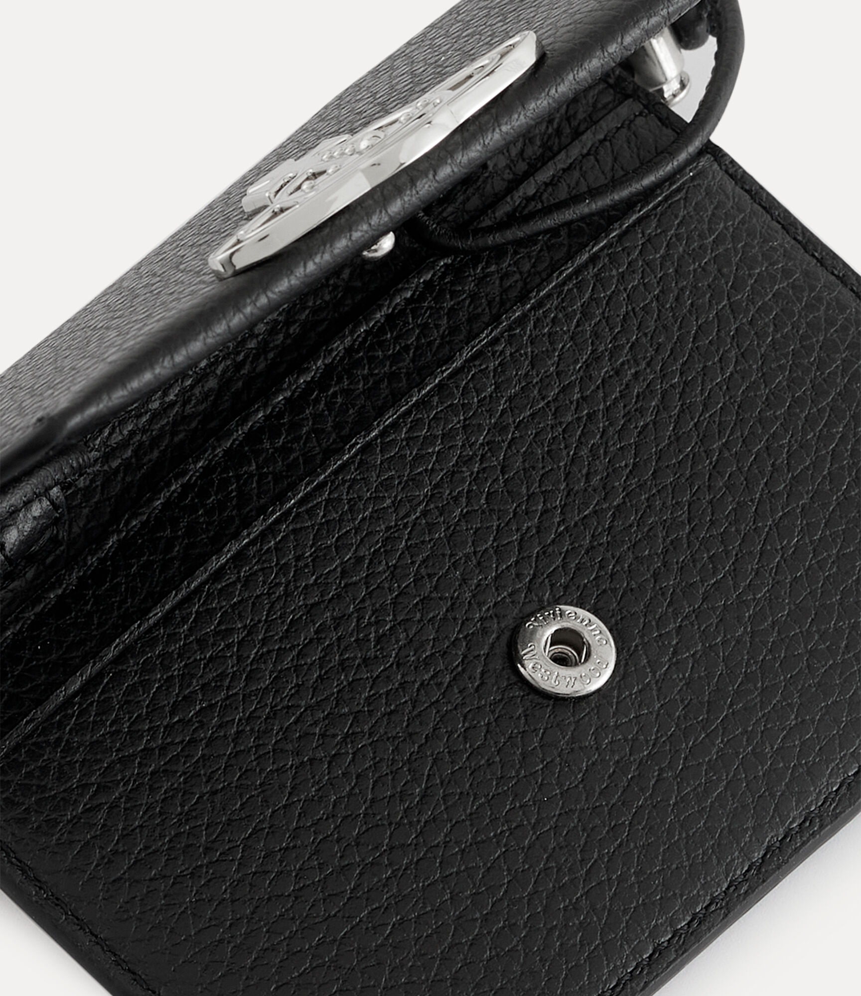 GRAIN LEATHER CARD HOLDER STRAP - 3
