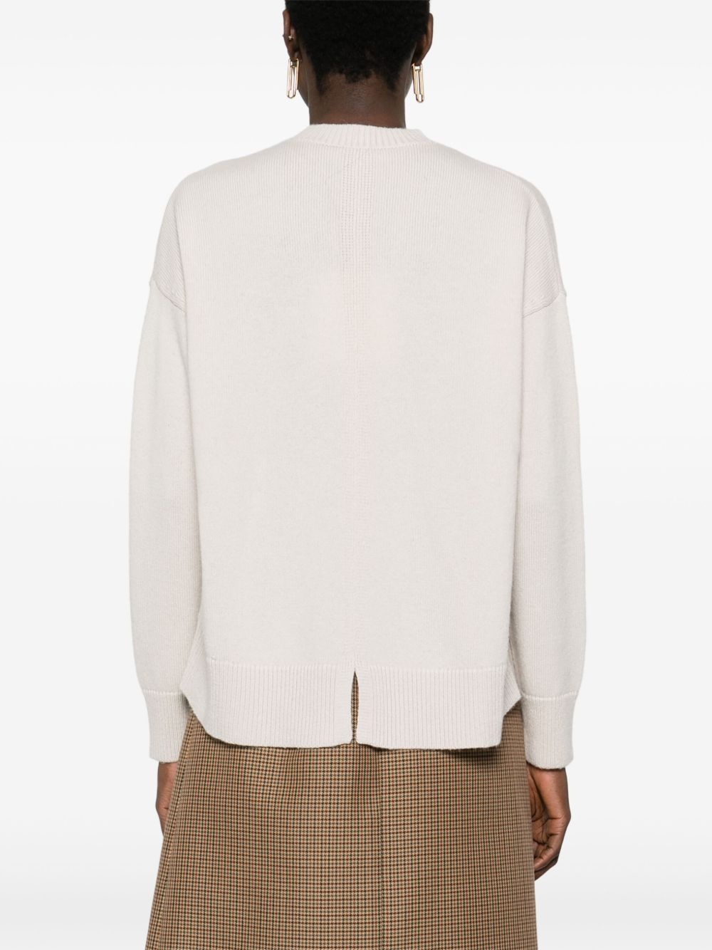 ribbed-knit jumper - 4