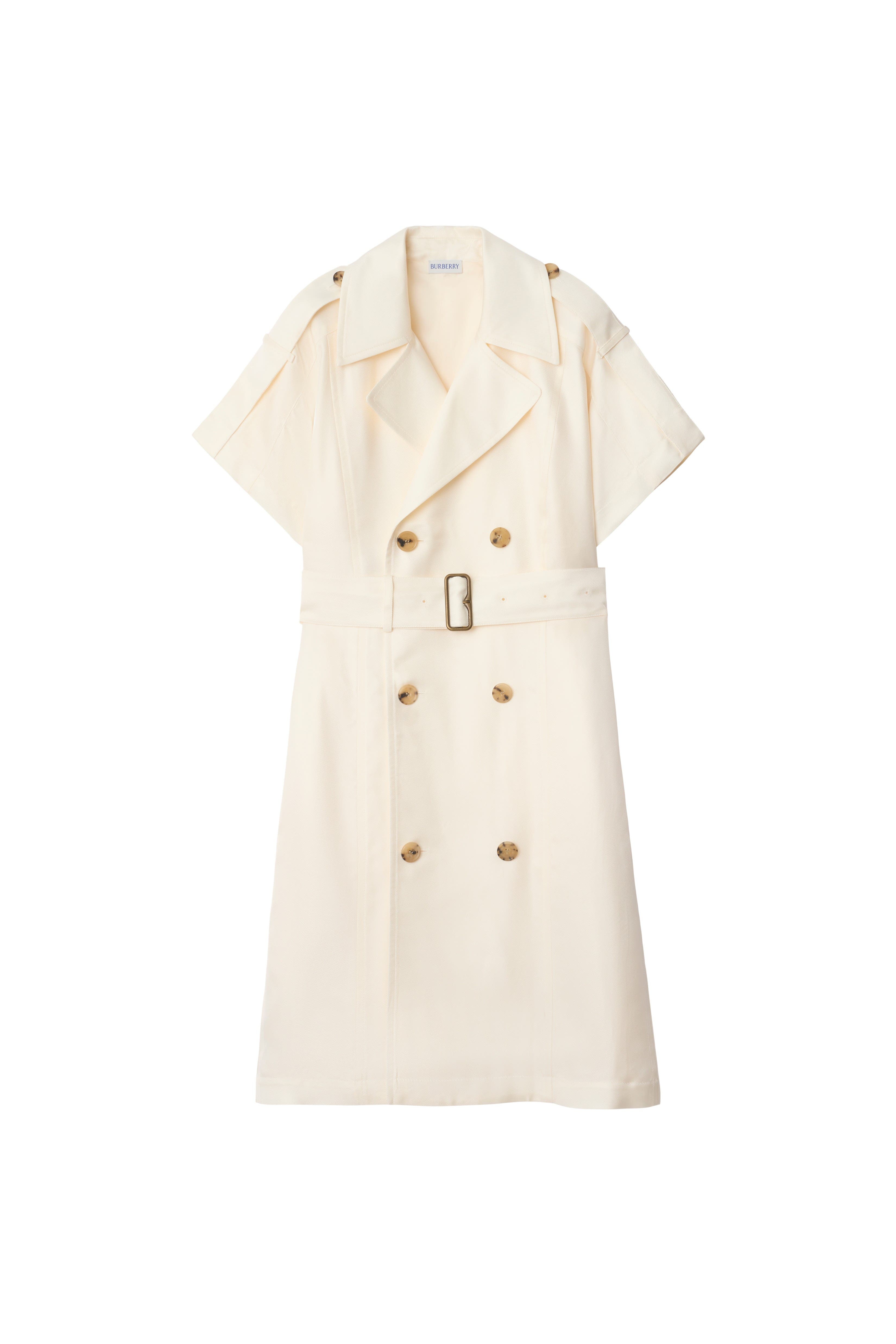 burberry Viscose Trench Dress in Pelican at Nordstrom - 2