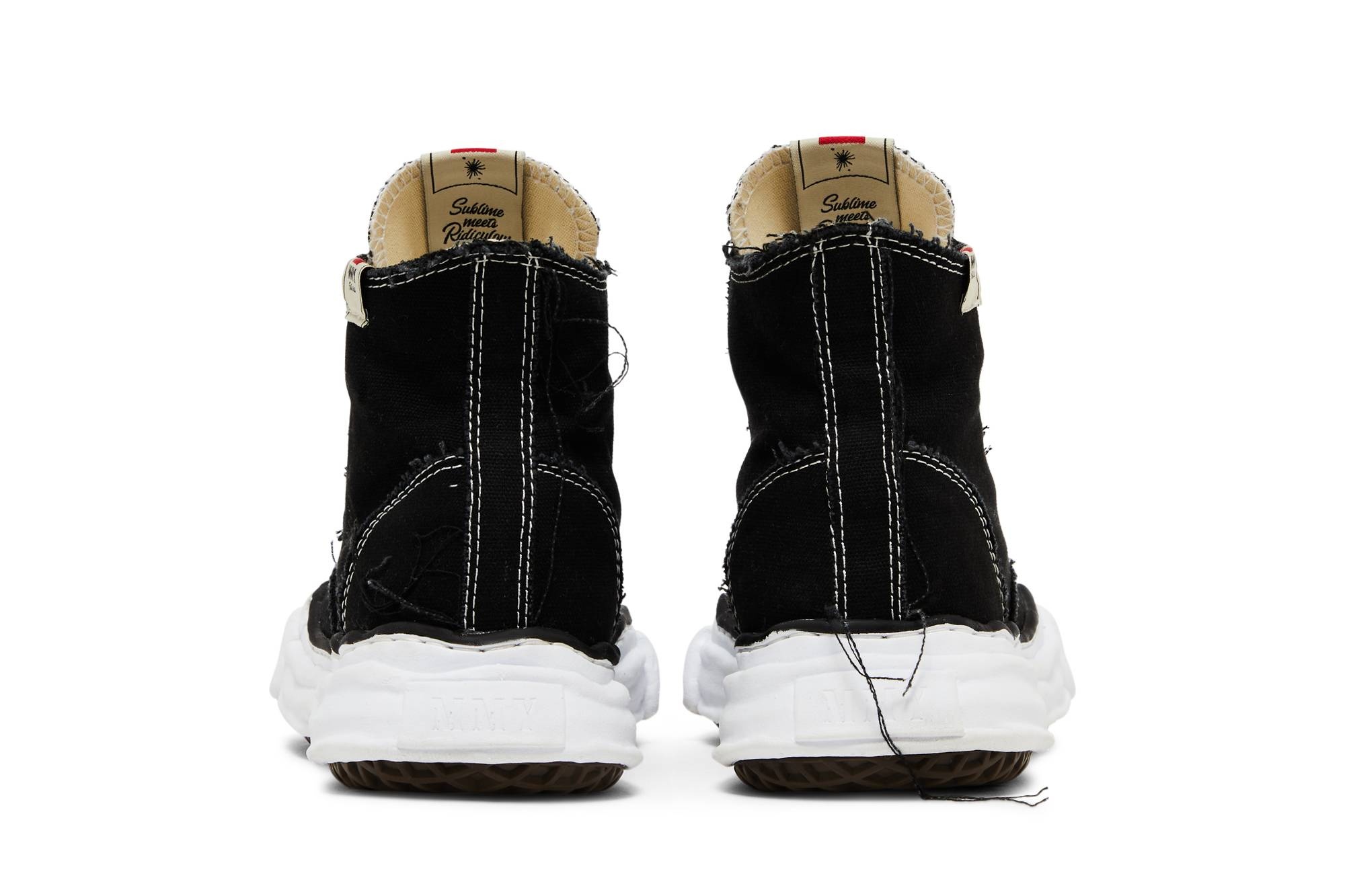 Maison Mihara Yasuhiro Peterson OG Sole Canvas High 'Black White' - 6