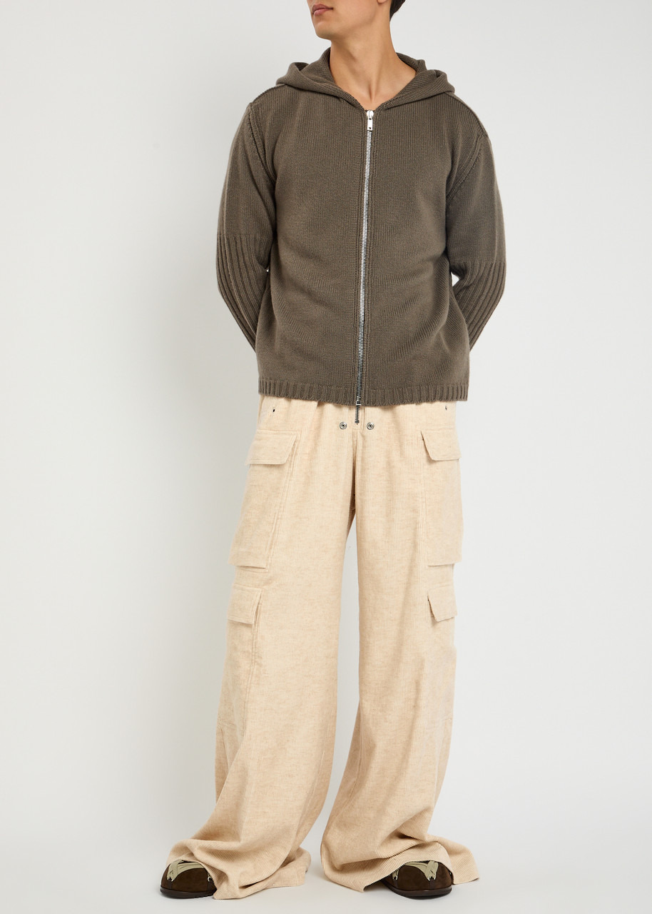 Rick Owens Cargobela Wide-leg Corduroy Cargo Trousers - 4
