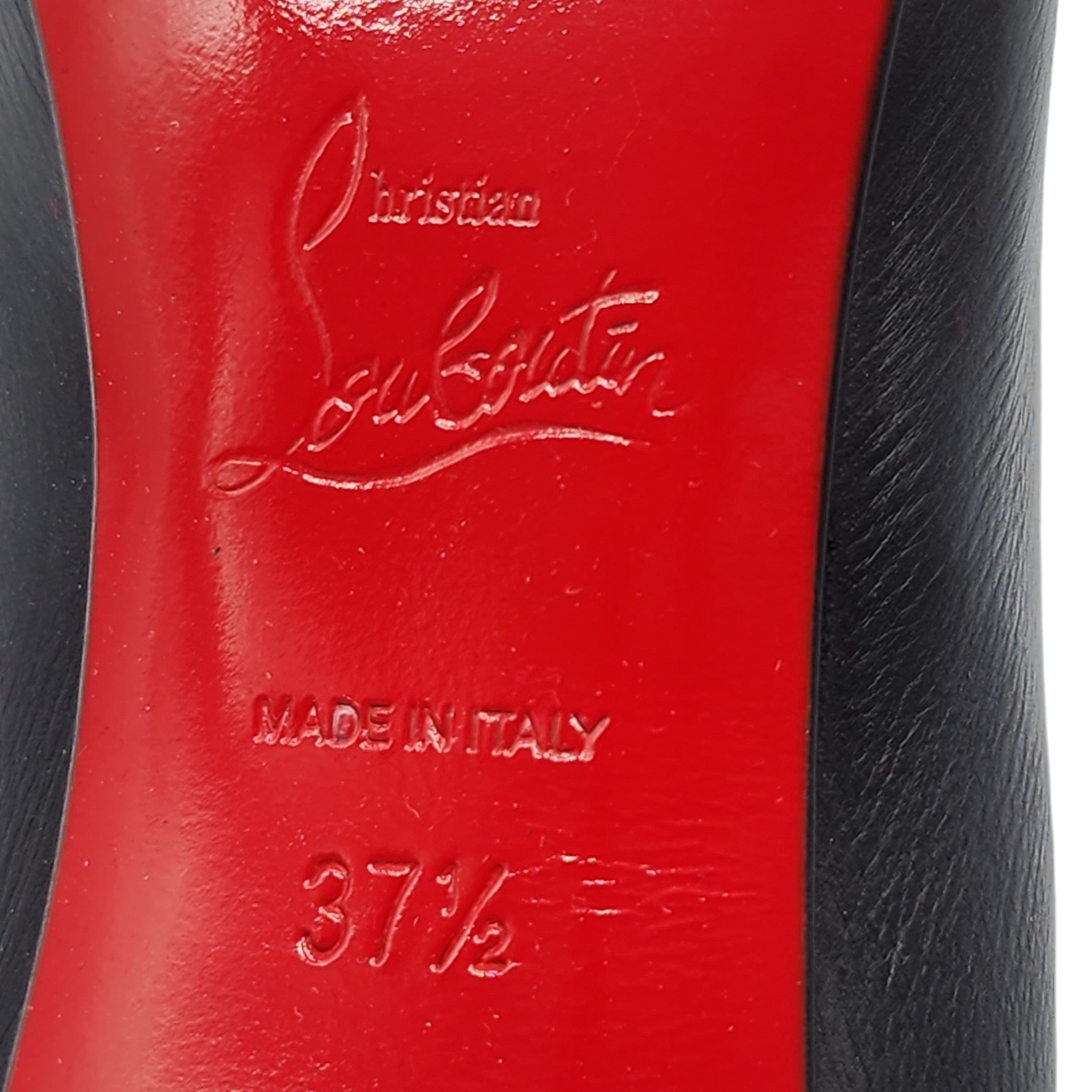 Christian Louboutin Ishtar 100mm Stiletto Boots - Leather - Black - 11
