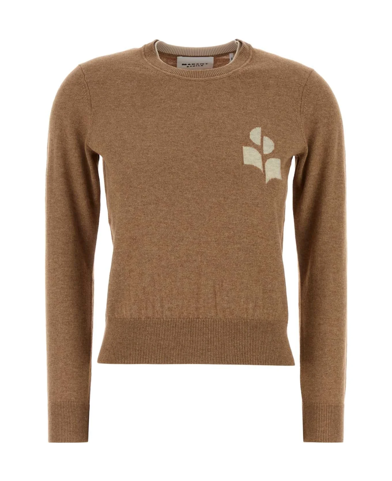 Camel Cotton Blend Lanta Sweater - 1
