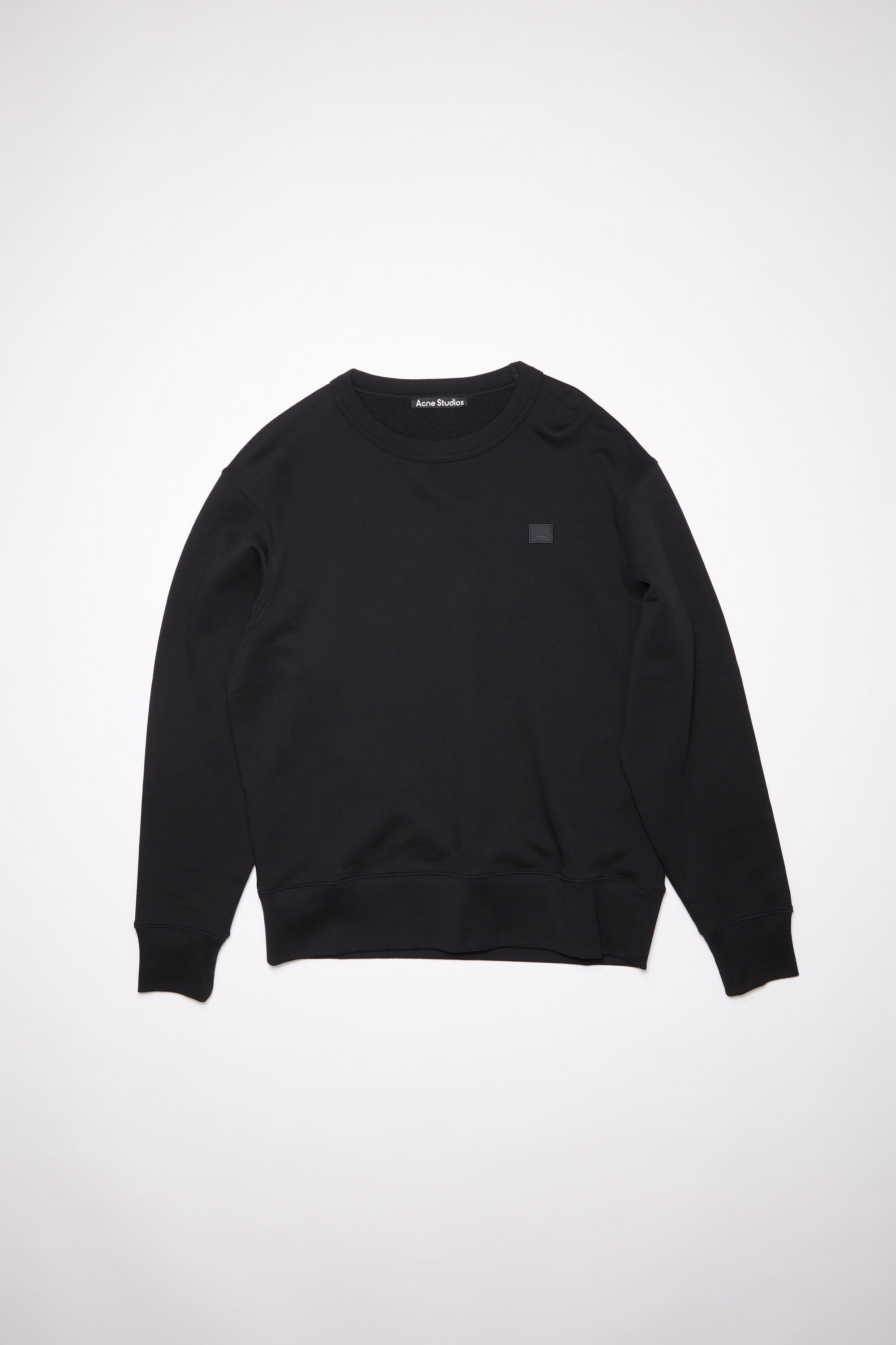 Crew neck sweatshirt - Regular fit - Black - 1