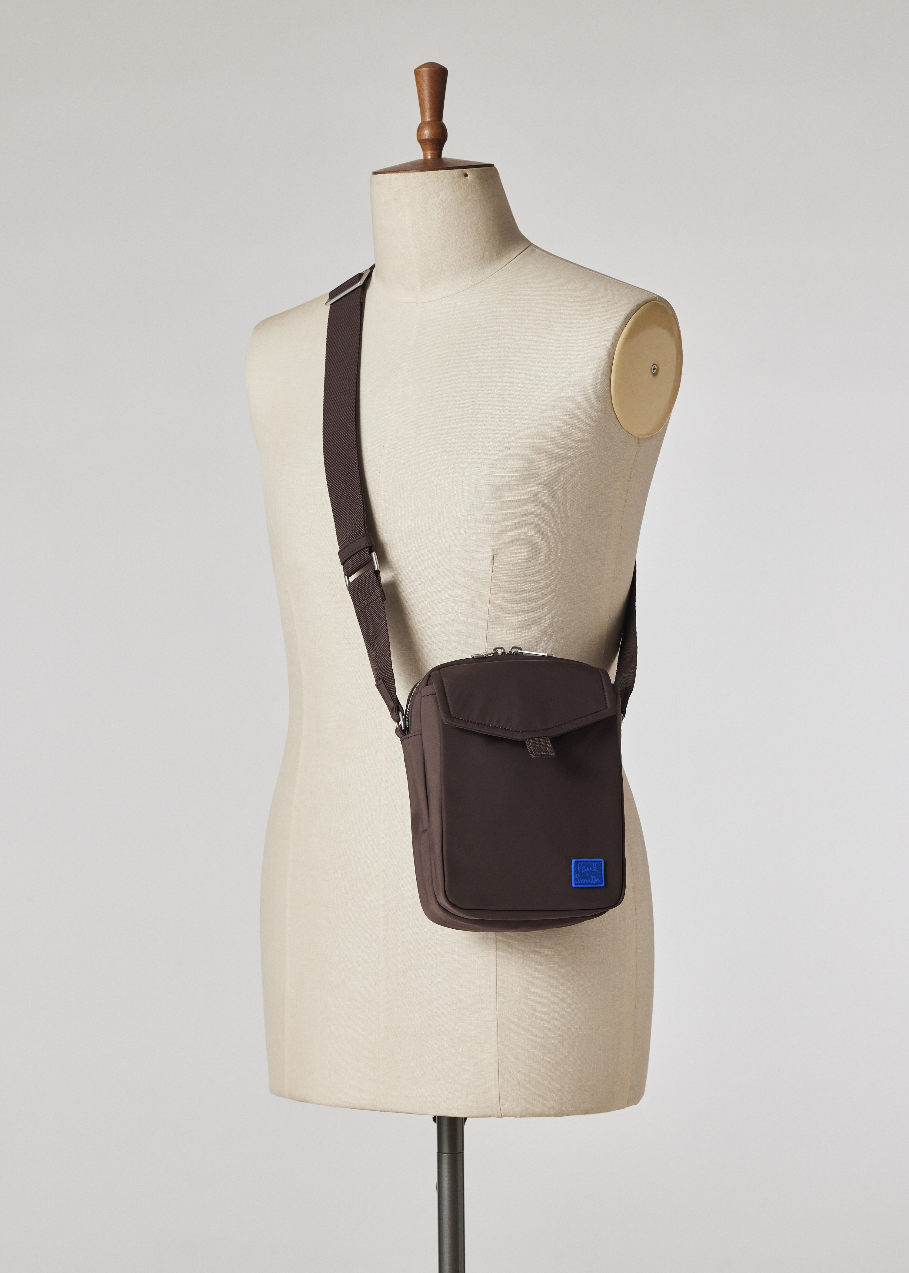 Brown Recycled Polyester Flight Bag - 6