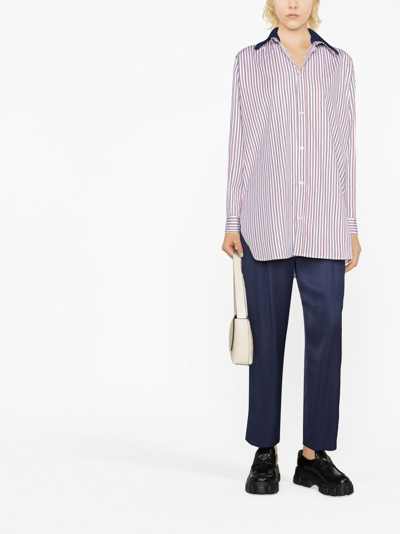 Plan C stripe long-sleeved shirt outlook