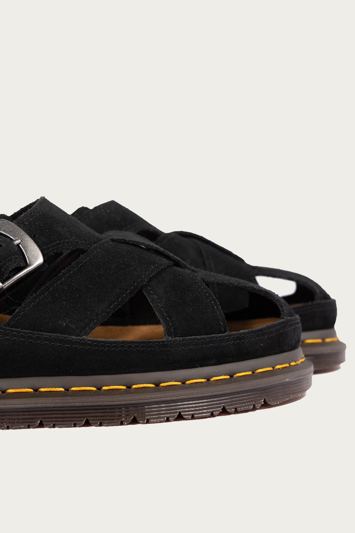 San Archive Fisherman - Plush Suede Reverse Black - 6