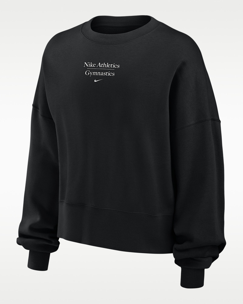 Nike Phoenix Fleece Women's Gymnastics Crew-Neck Sweatshirt 1