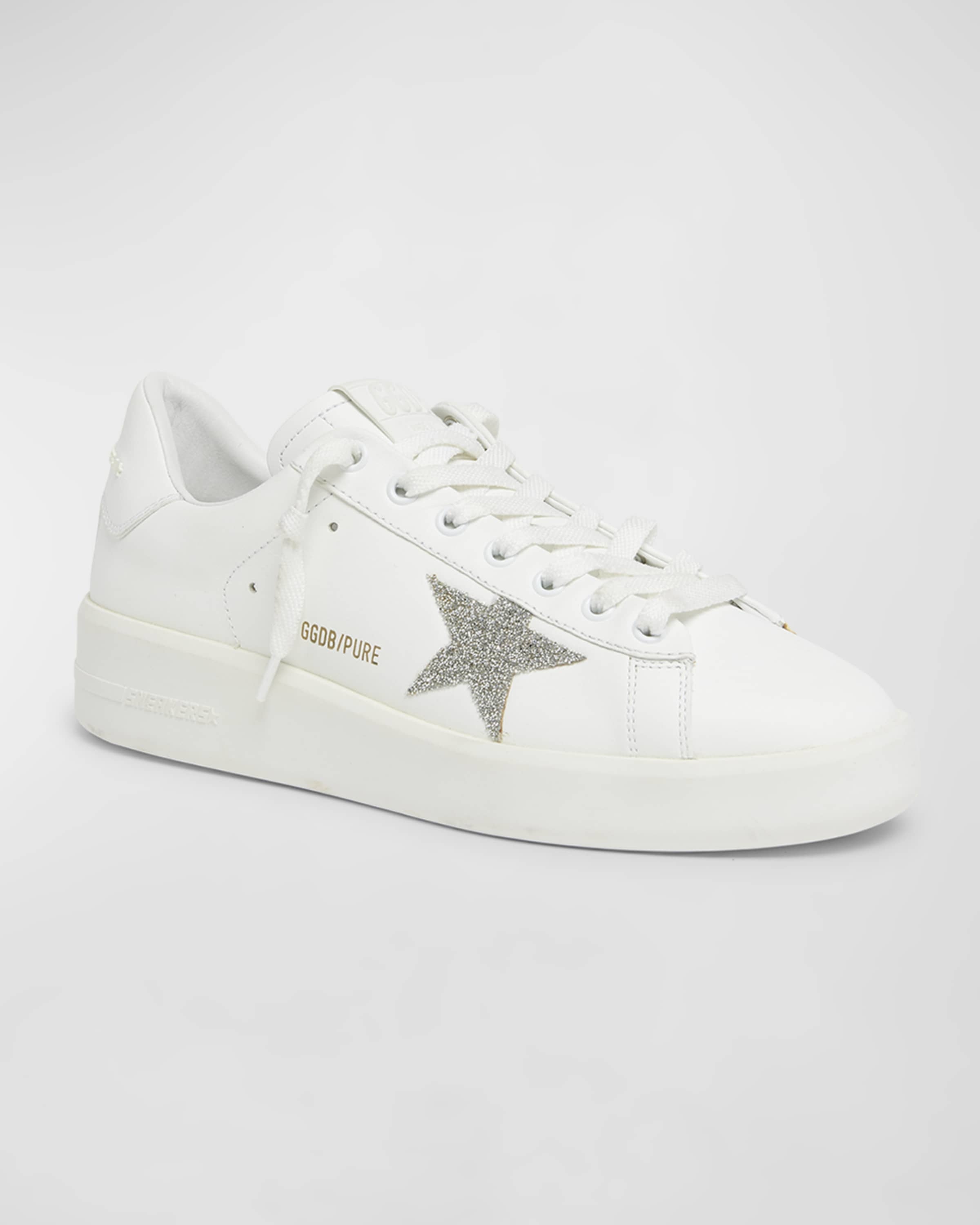 Pure Star Leather Low-Top Sneakers - 5