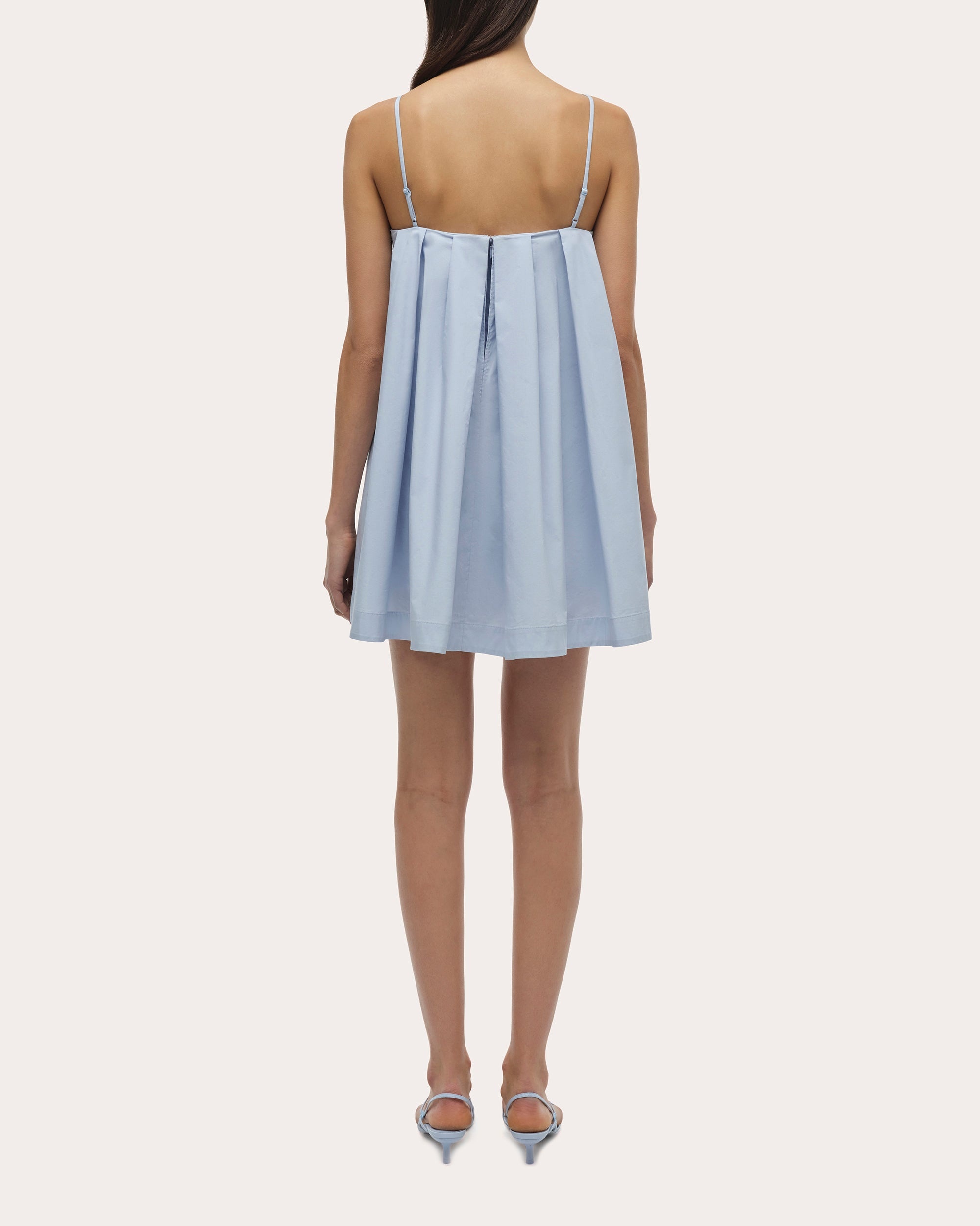 Kendall Poplin Twisted Button-Front Mini Dress - 2