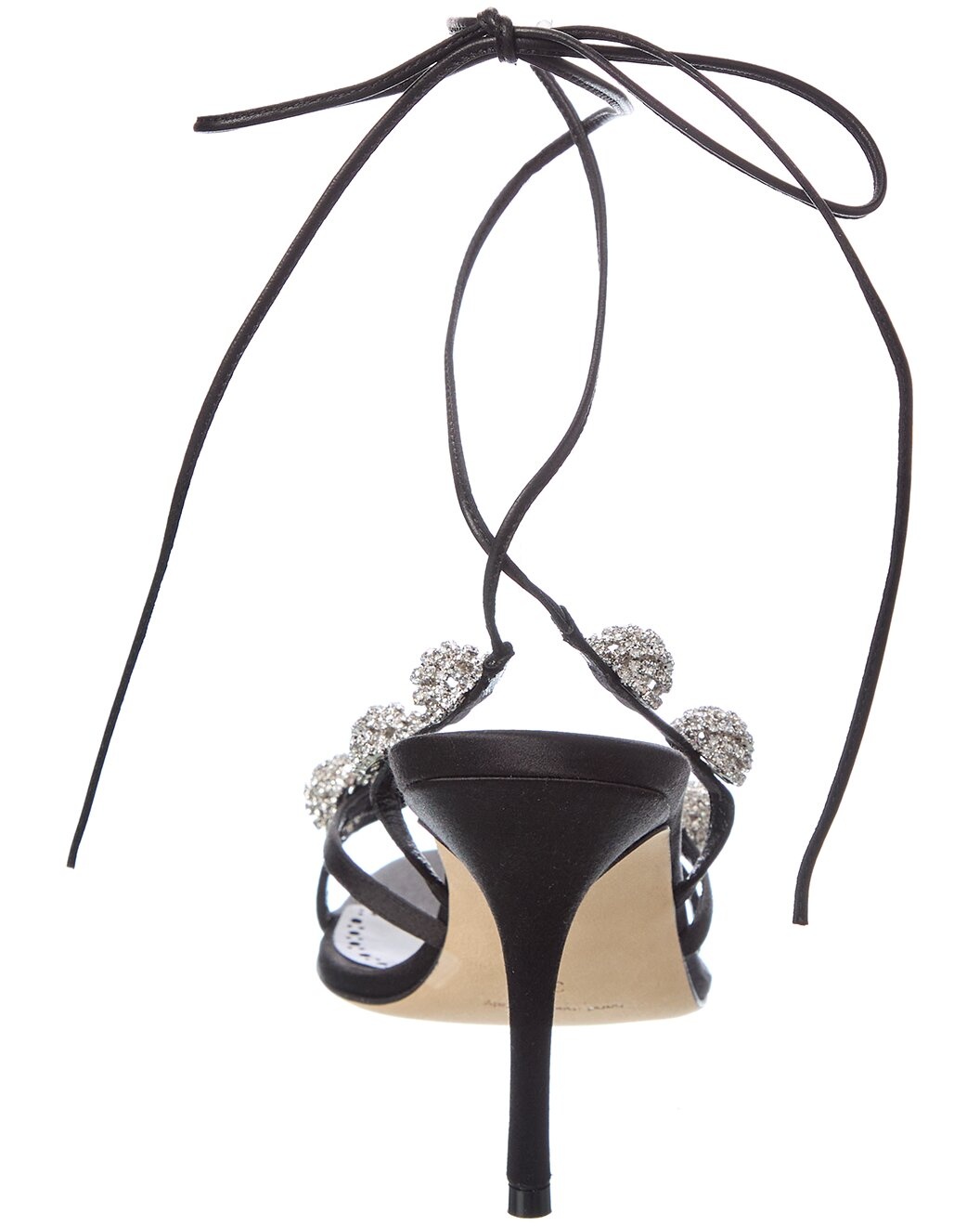 Manolo Blahnik Elsaka 90 Satin Sandal - 3