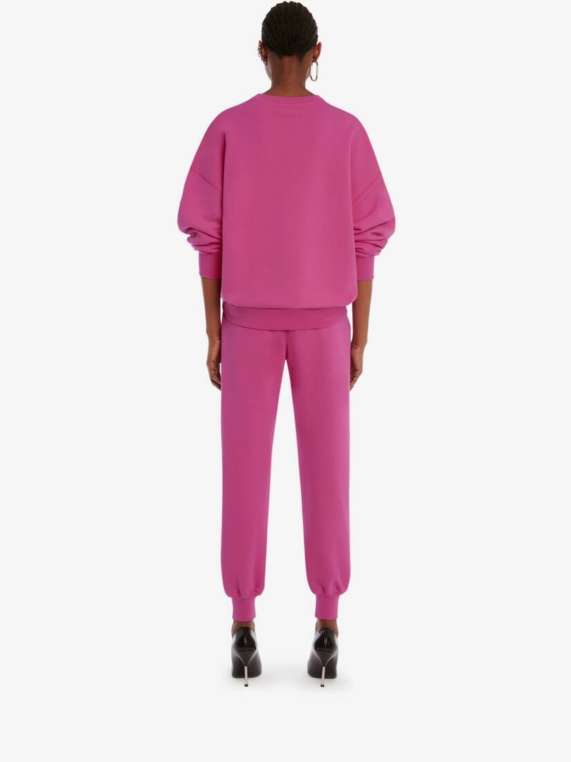 Mcqueen Graffiti Sweatshirt in Bobby Pink - 4