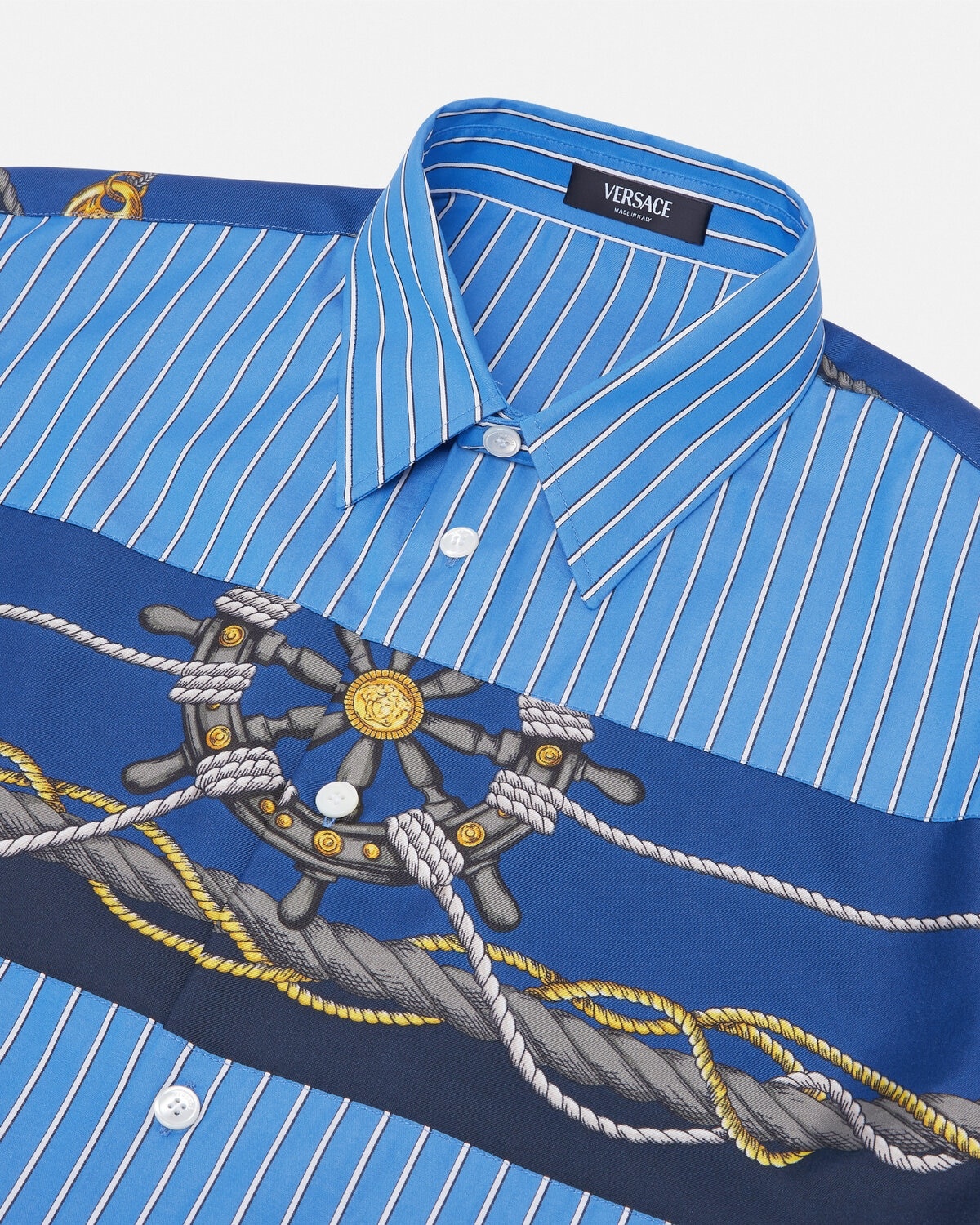 Versace Nautical Striped Shirt - 6