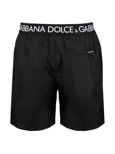 Dolce & Gabbana logo waistband swimming shorts outlook