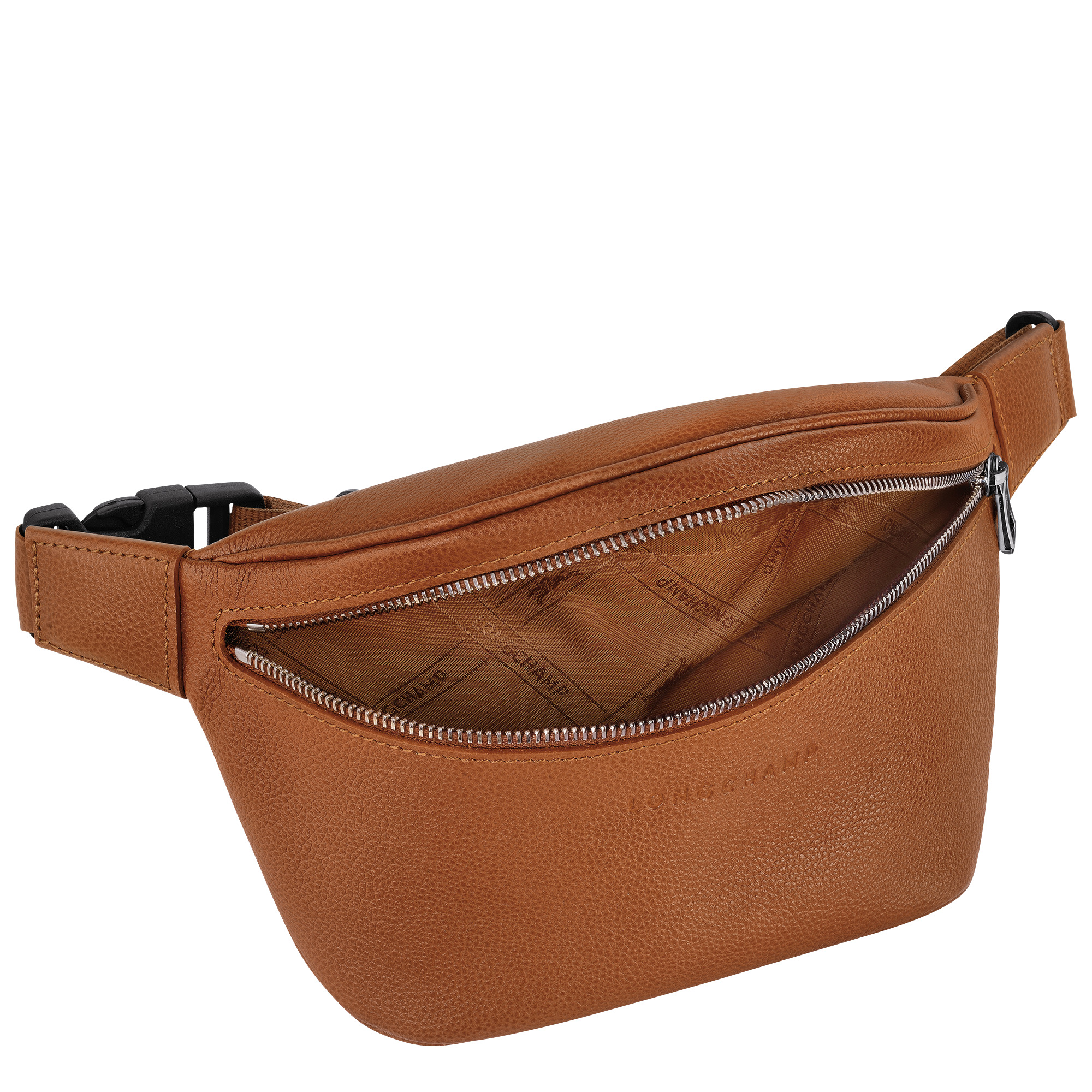 Le Foulonné Belt bag Caramel - Leather - 3