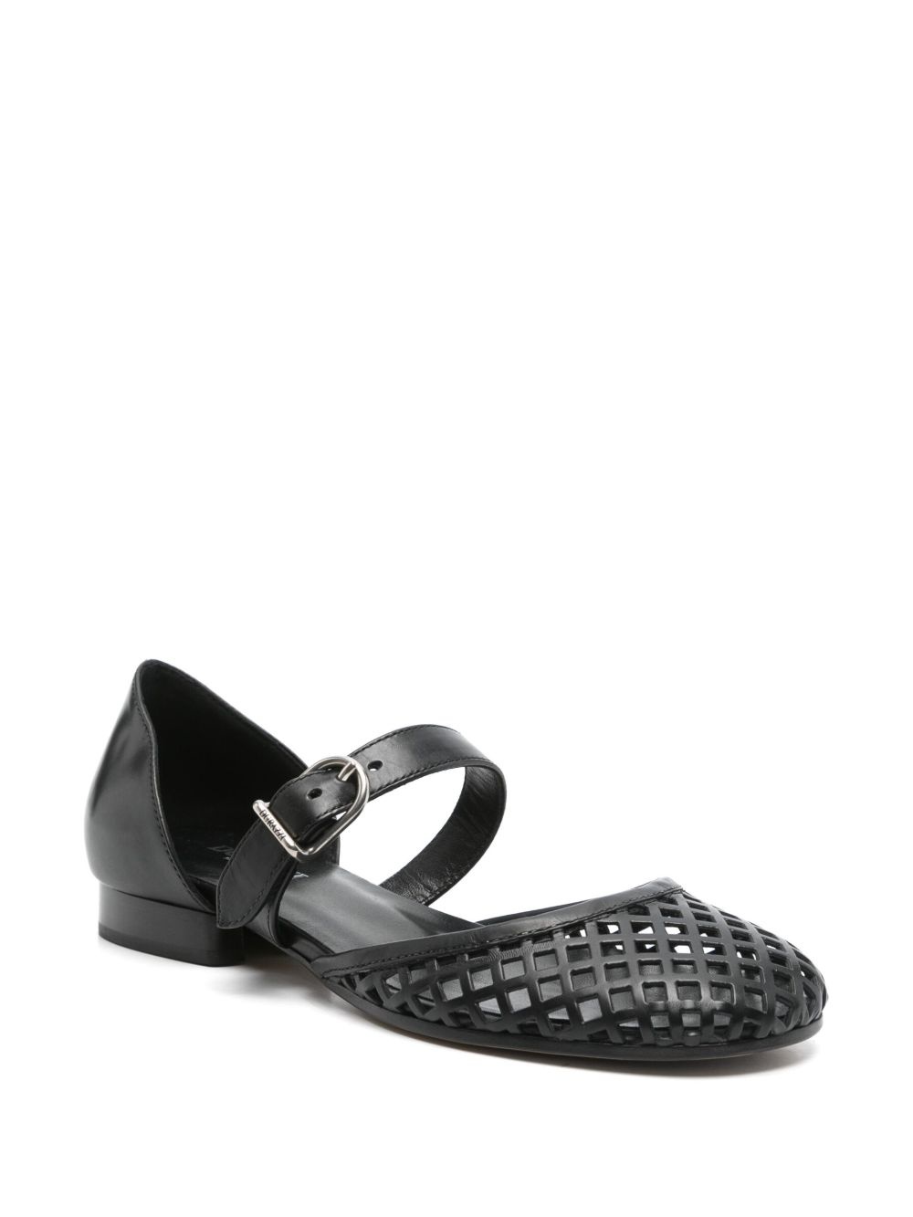cut out-detail ballet flats - 2