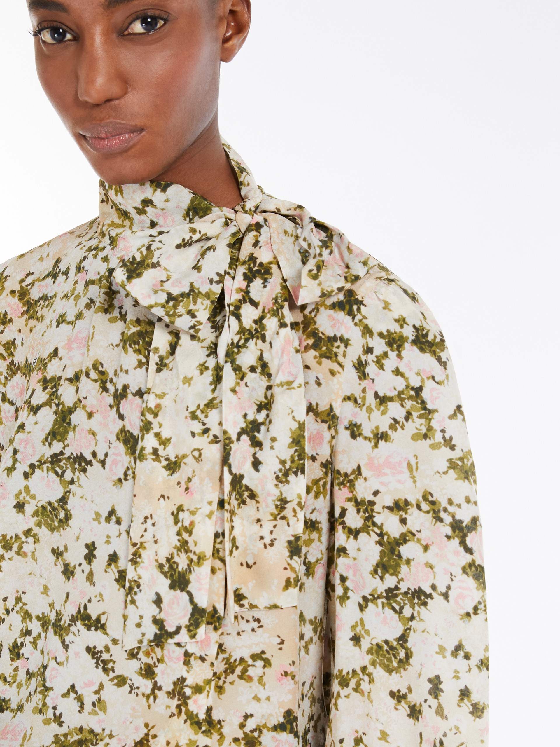 VALS Tie-detail silk shirt - 6