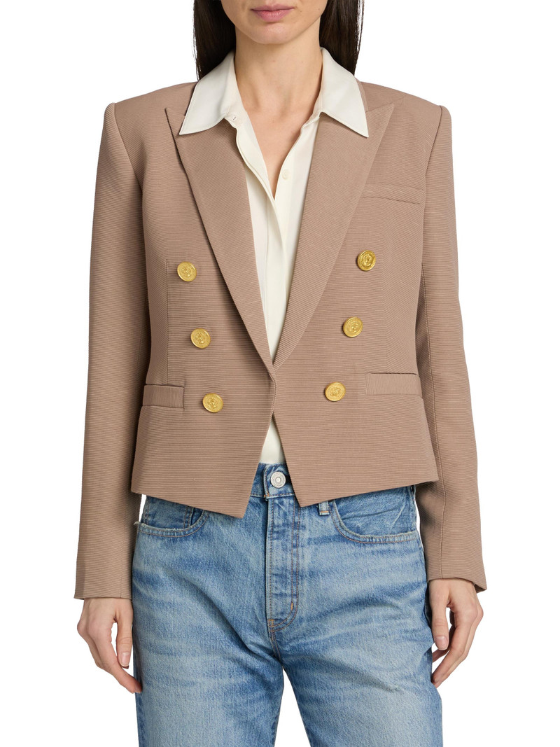 Women's Brooke Double-Breasted Blazer - Portabella Floral Tapestry 3