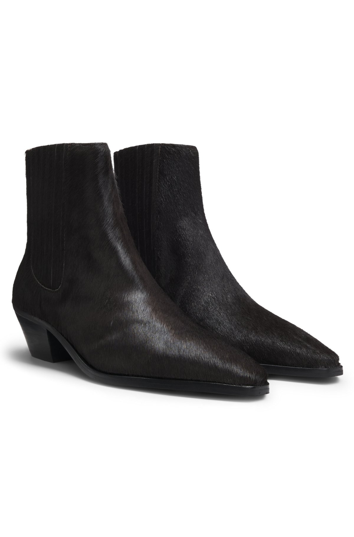 ANKLE BOOTS IN PONY-HAIR LEATHER - 2