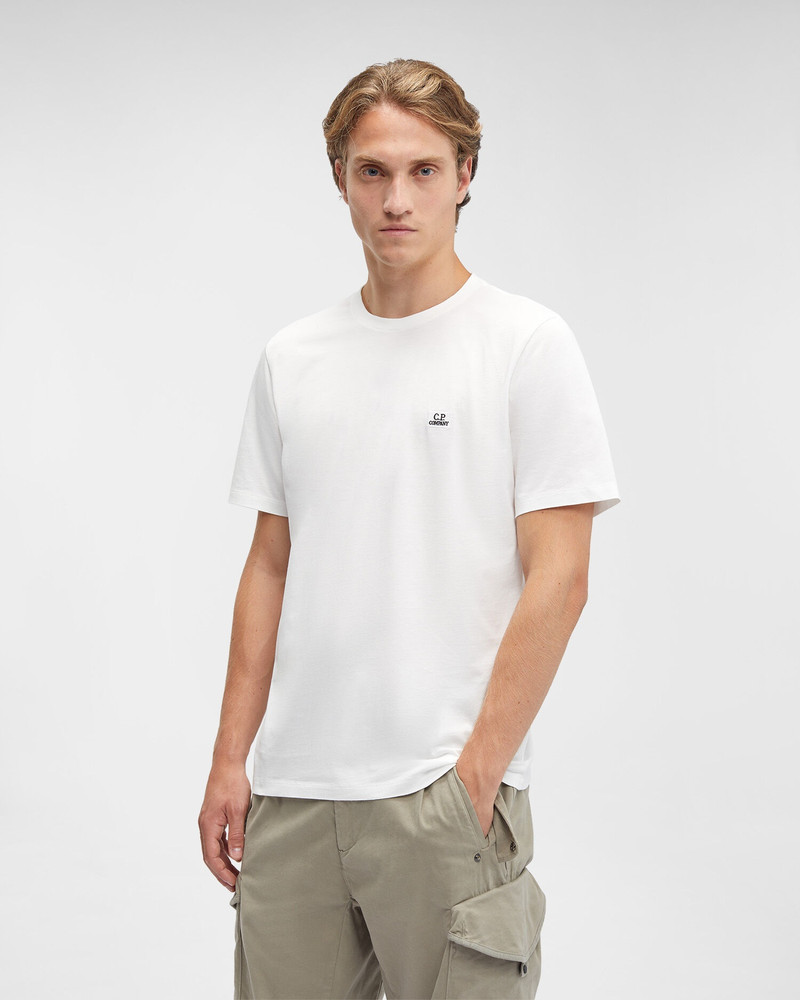C.P. Company 30/1 Jersey Embroidered Logo T-shirt outlook