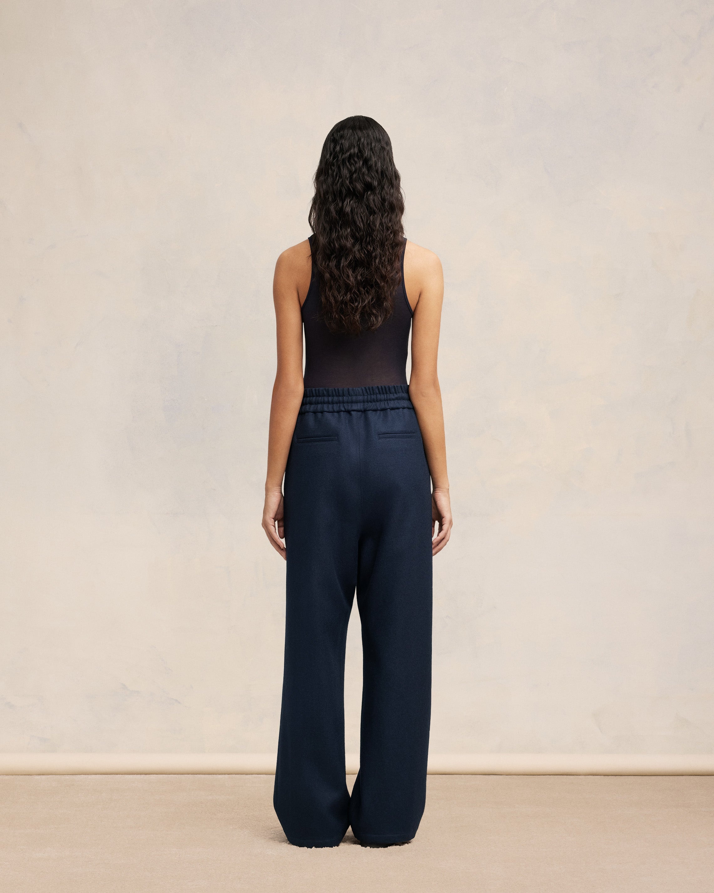 WIDE ELASTICATED WAIST TROUSERS - 4