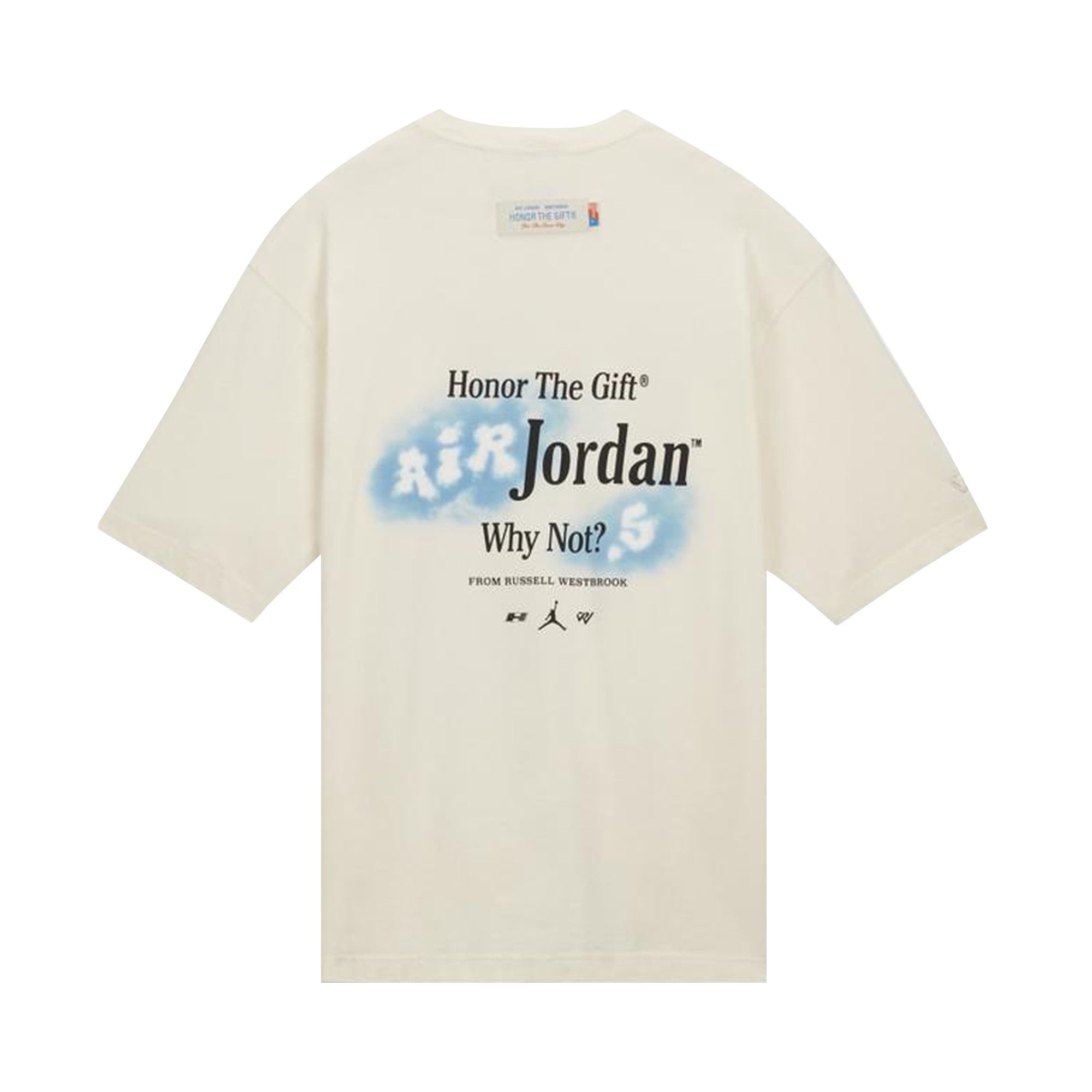 Air Jordan x Honor The Gift Russell Westbrook Crossover Cartoon T-Shirt 'White' - 2