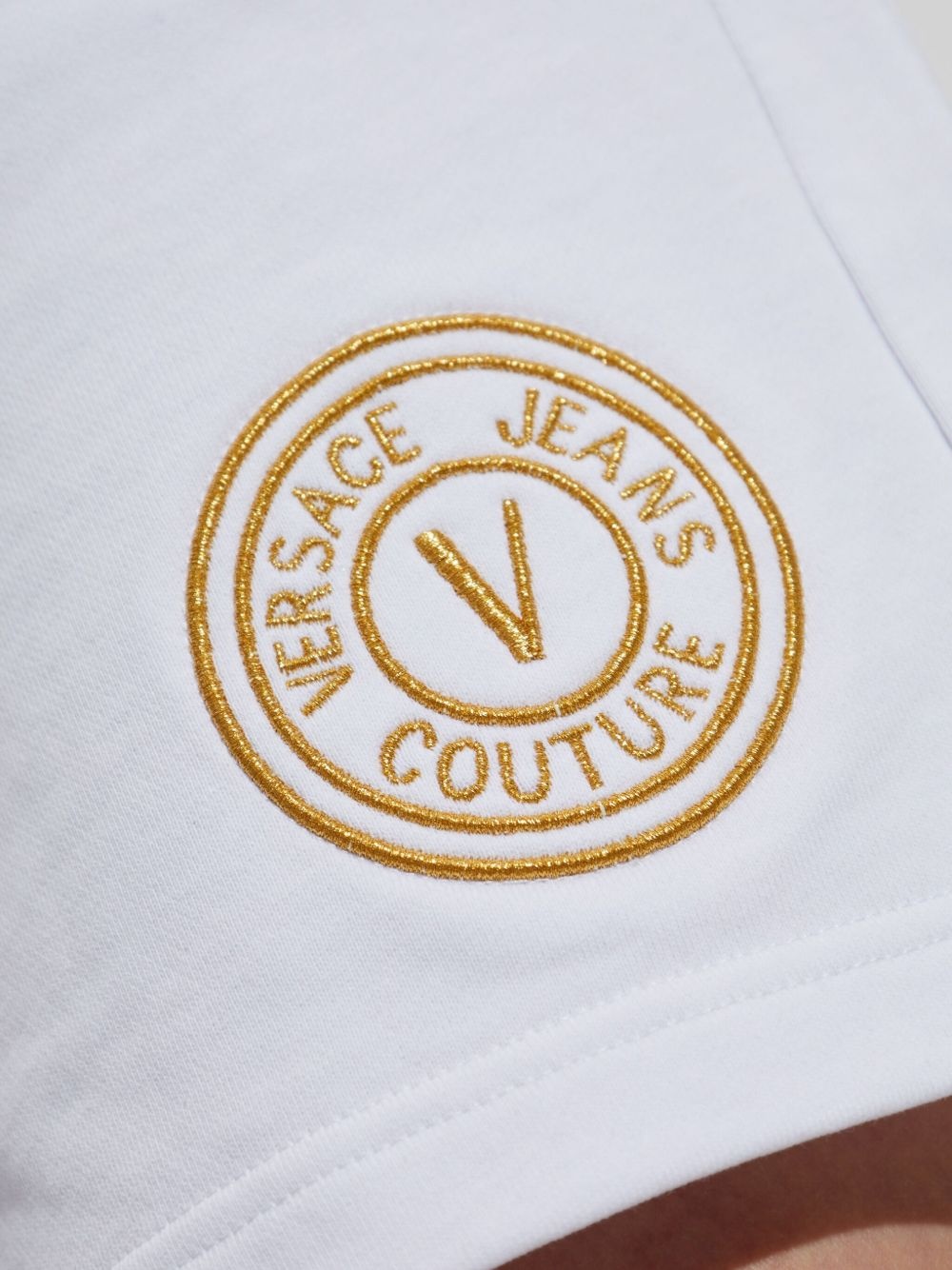 logo-embroidered shorts - 5