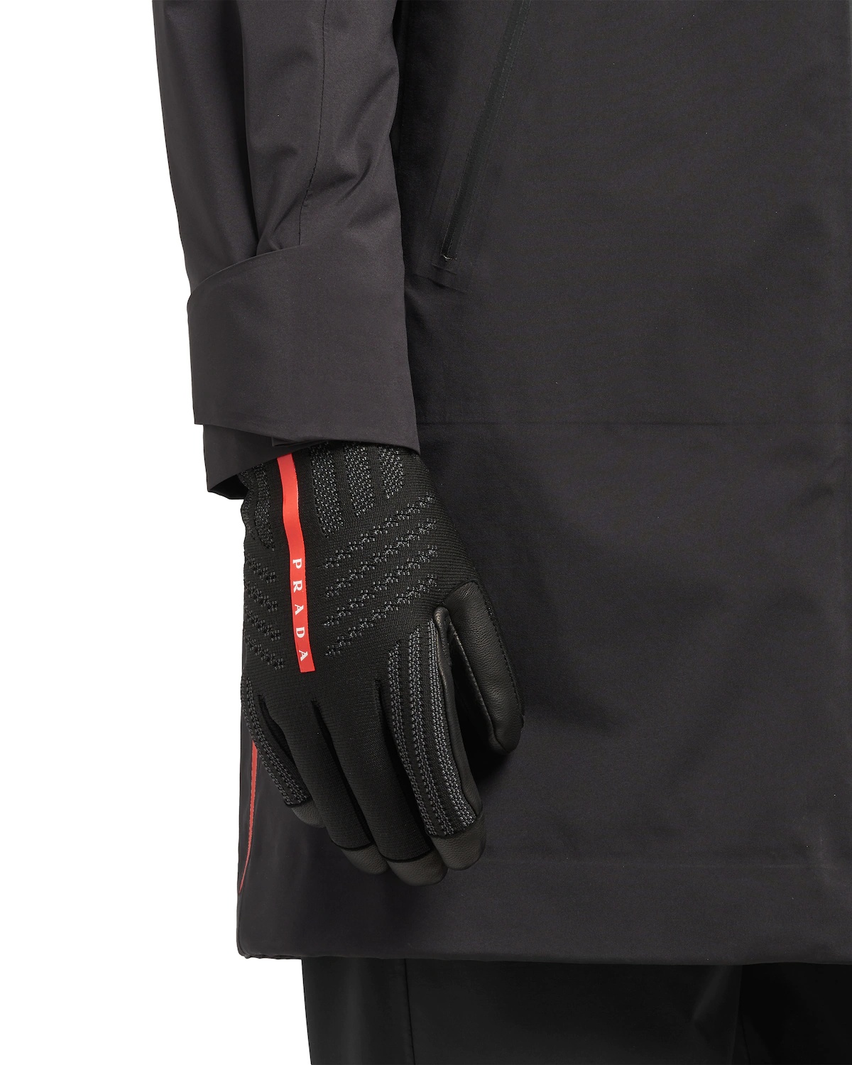GORE-TEX, leather and knit ski gloves - 2