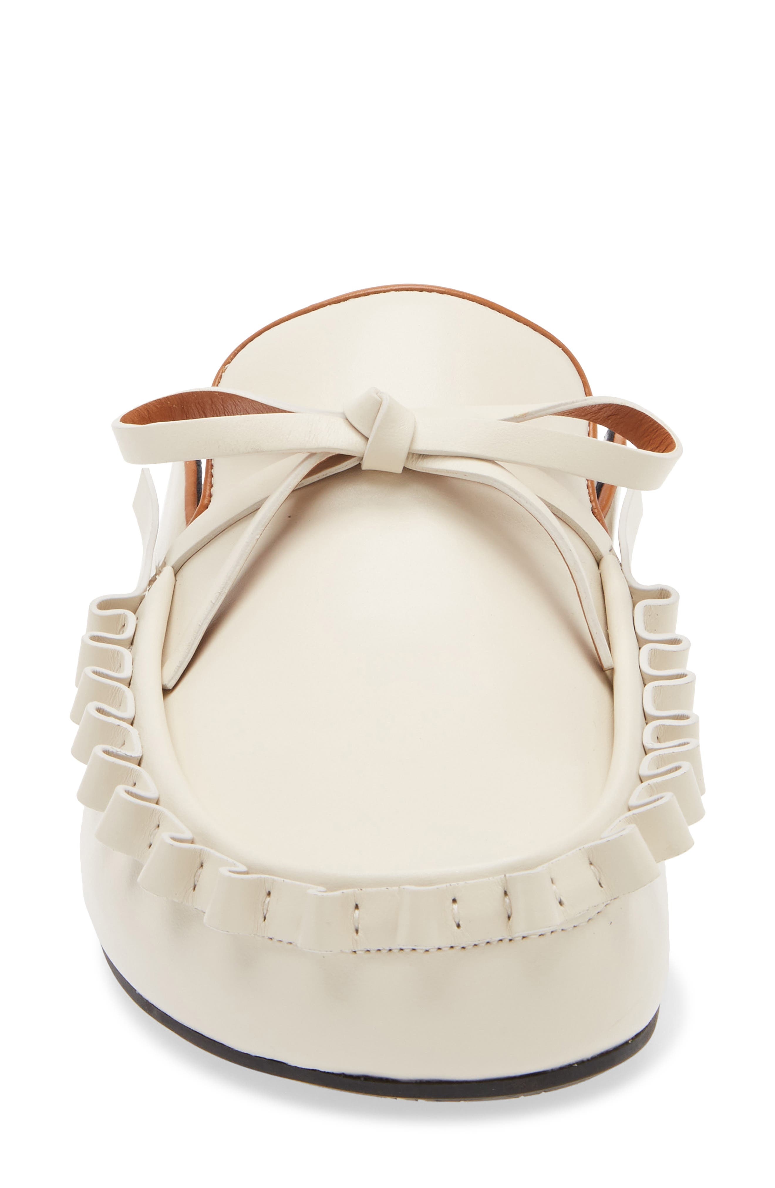 JW Anderson Ruffle Loafer in White at Nordstrom - 4
