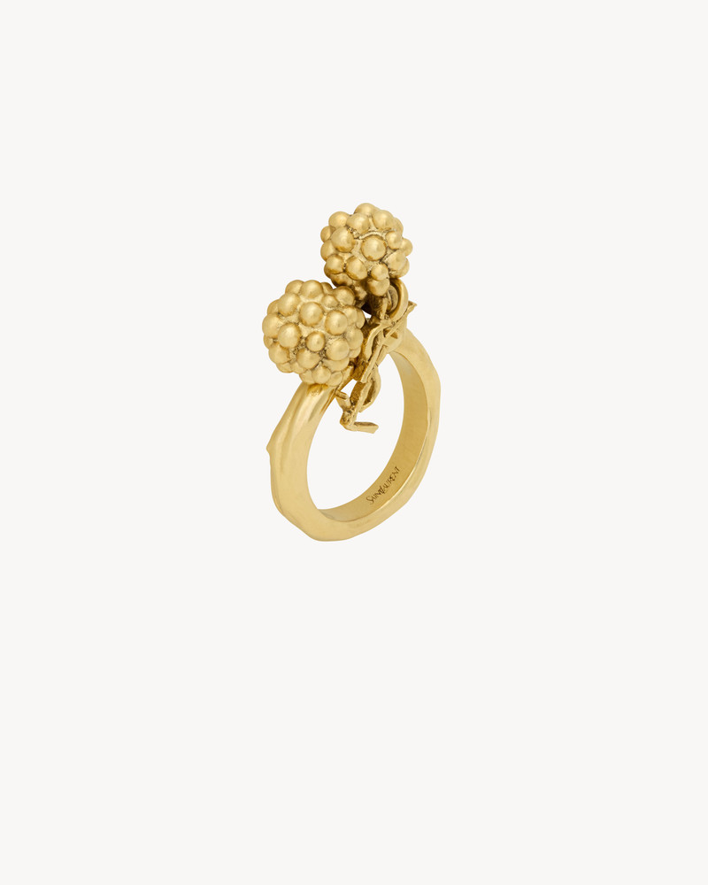 CASSANDRE BERRY CHARM RING IN METAL 1