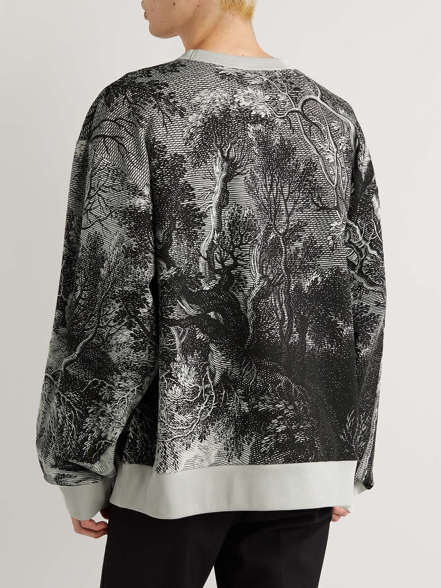 Oversized Printed Cotton-Jersey Sweatshirt - 4