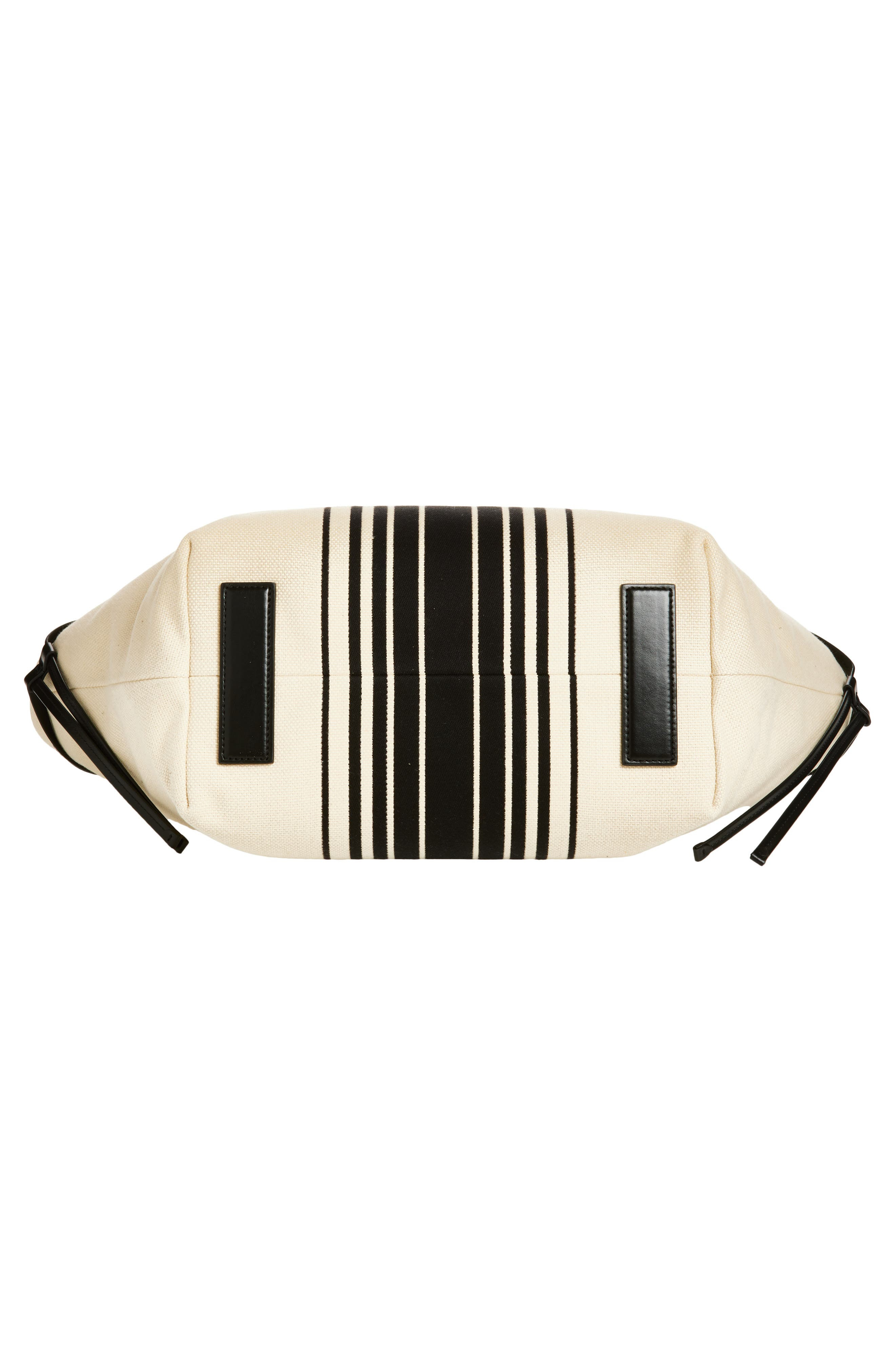 TOM FORD Large Stripe Jacquard Tote in 7Jn02 Natural/Black/Black at Nordstrom - 5