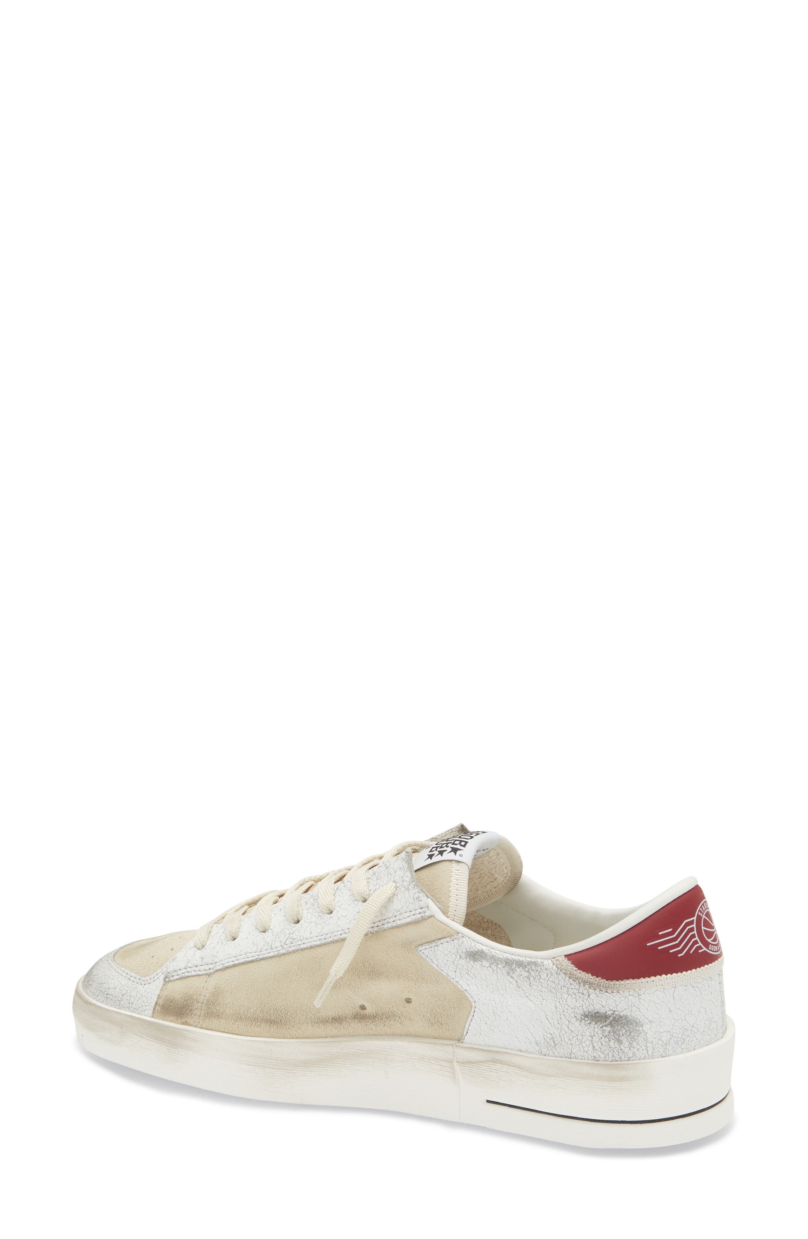 Golden Goose Stardan Sneaker in Marble/White/Red at Nordstrom - 2