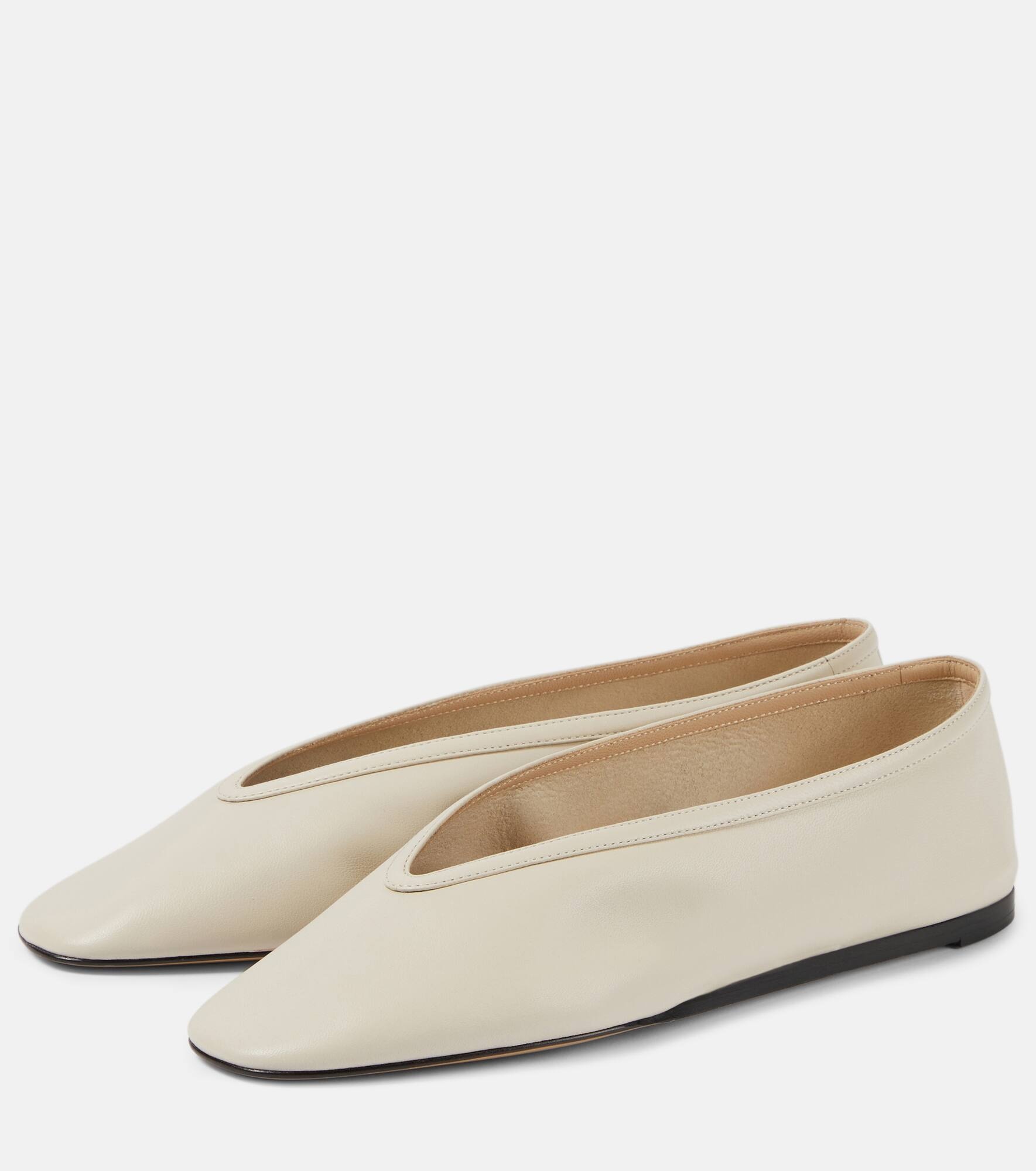 Luna leather slippers - 4