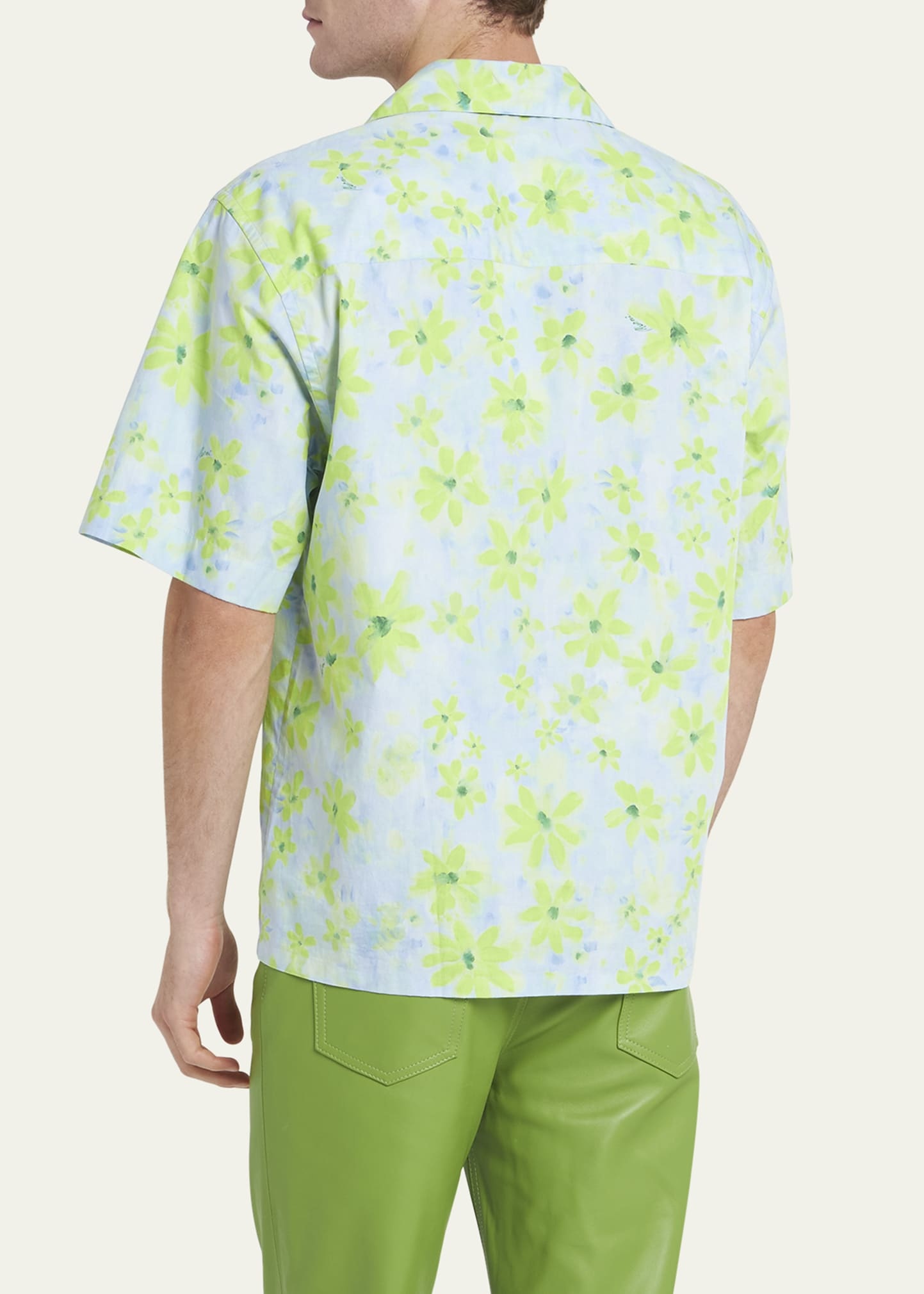 Men's Acid Floral Camp Shirt - 3