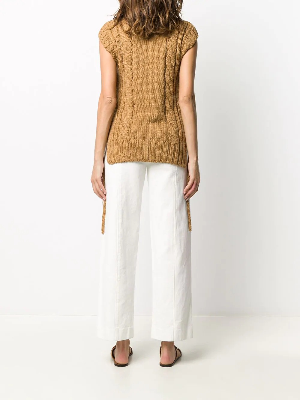 cable-knit top - 4