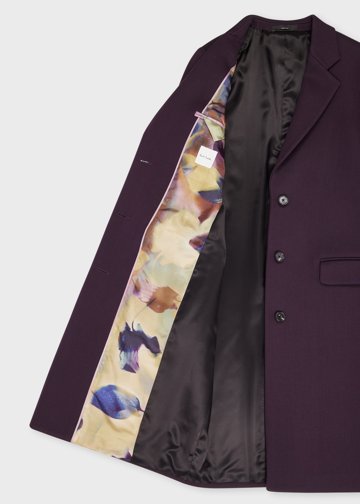 Women's Aubergine 'Thistleberry' Wool-Blend Epsom Coat - 4