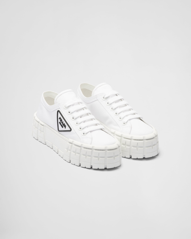 Double Wheel nylon gabardine sneakers - 1