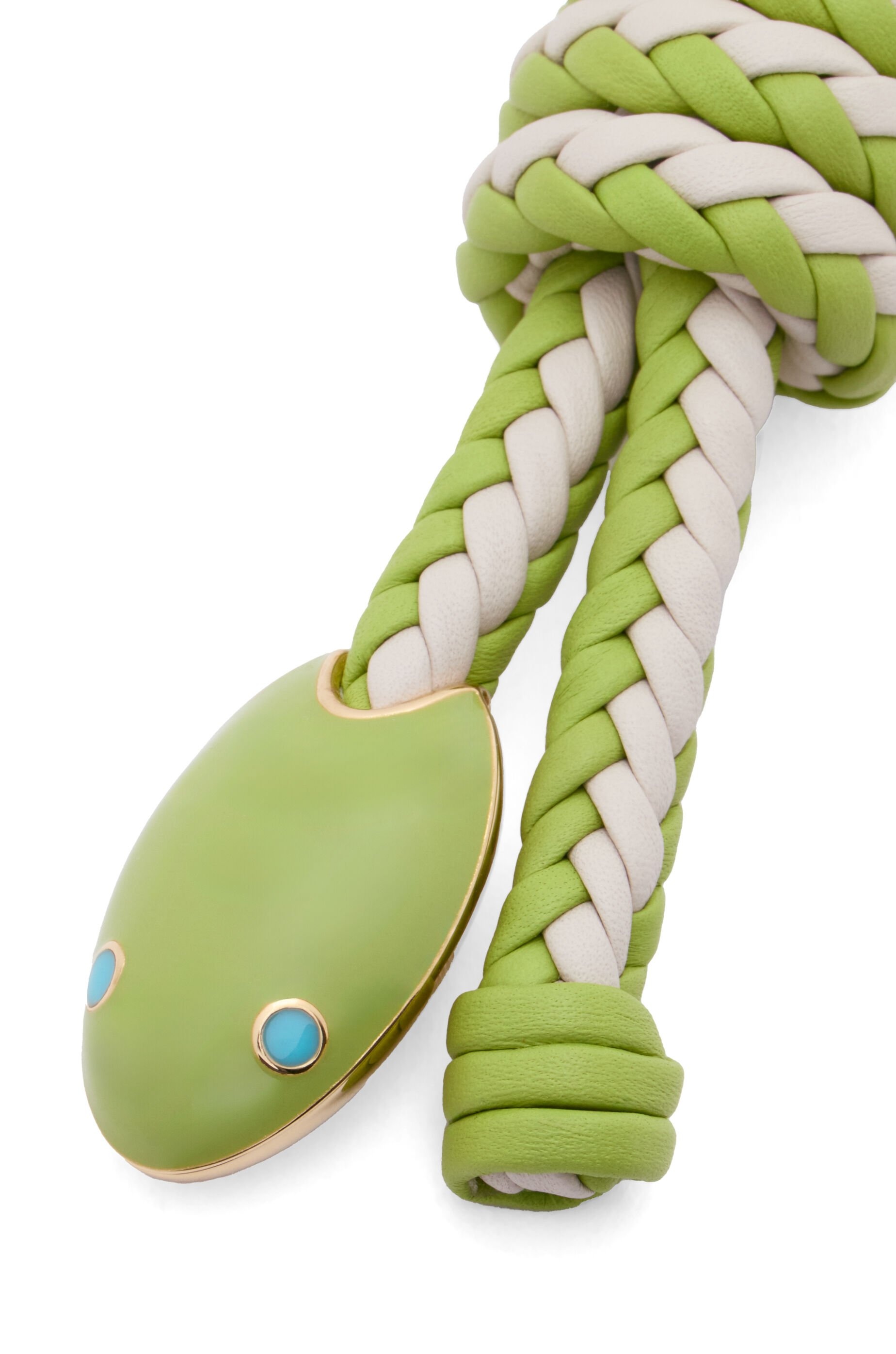 Snake Knot charm in classic calfskin - 3