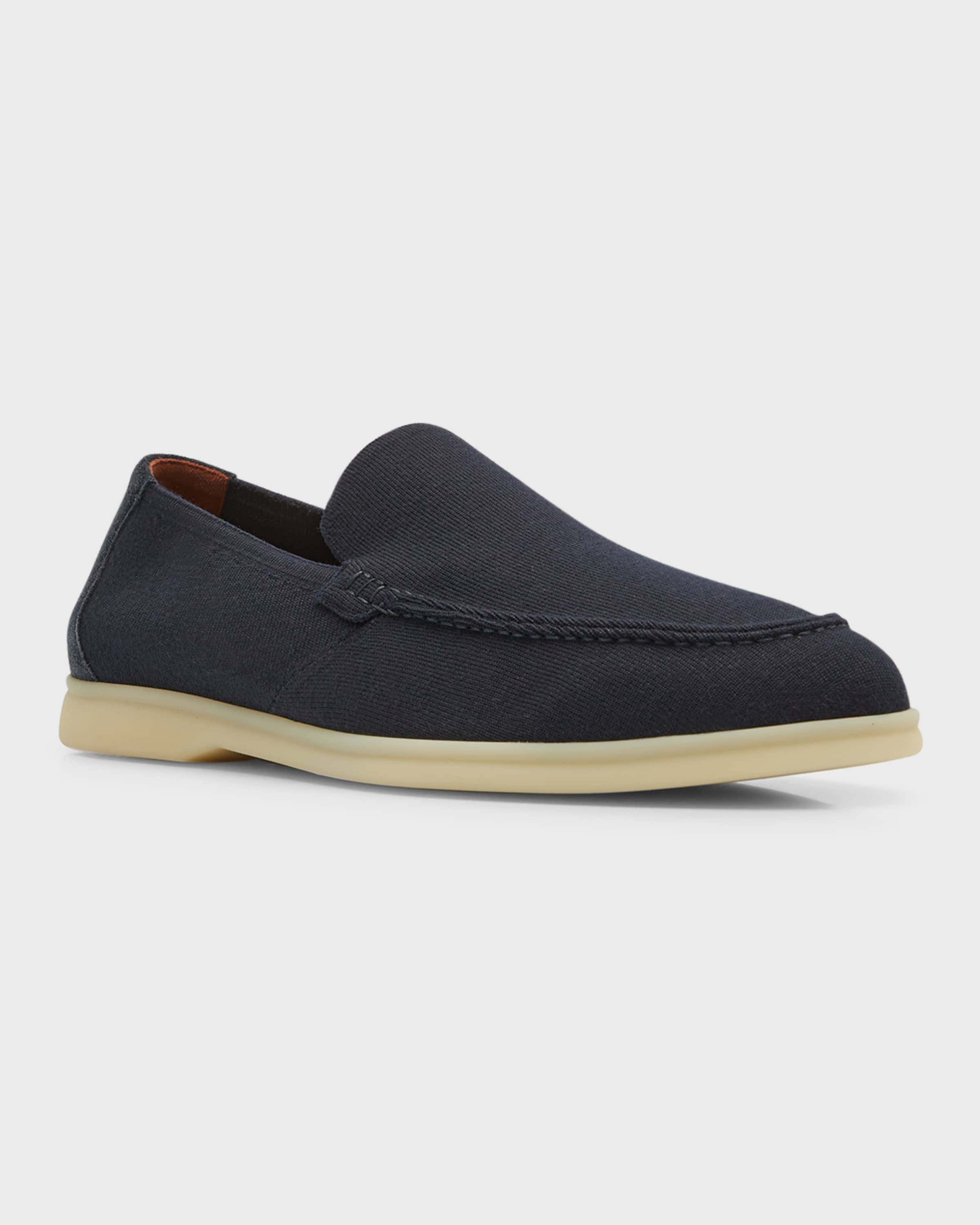 Men's Summer Knitted Walk Wool Loafers - 3