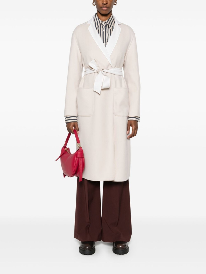 Herno belted coat outlook