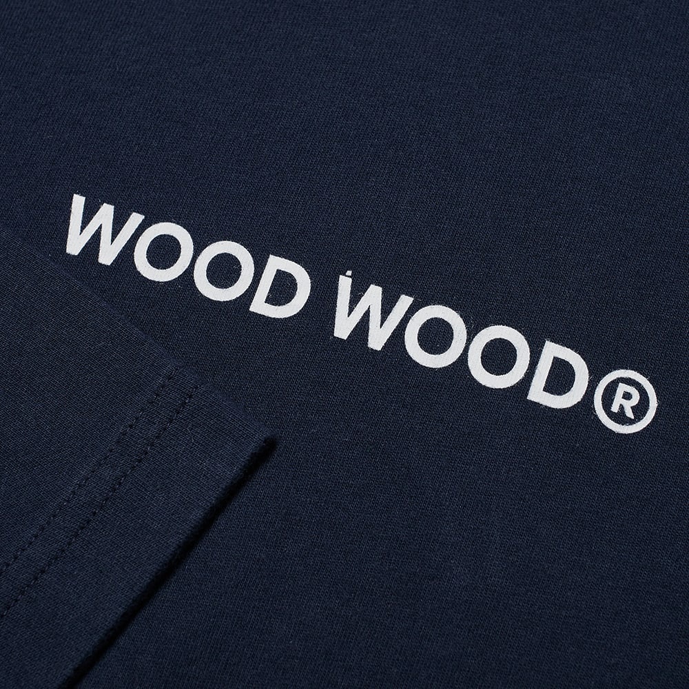 Wood Wood Long Sleeve Peter Logo Tee - 2