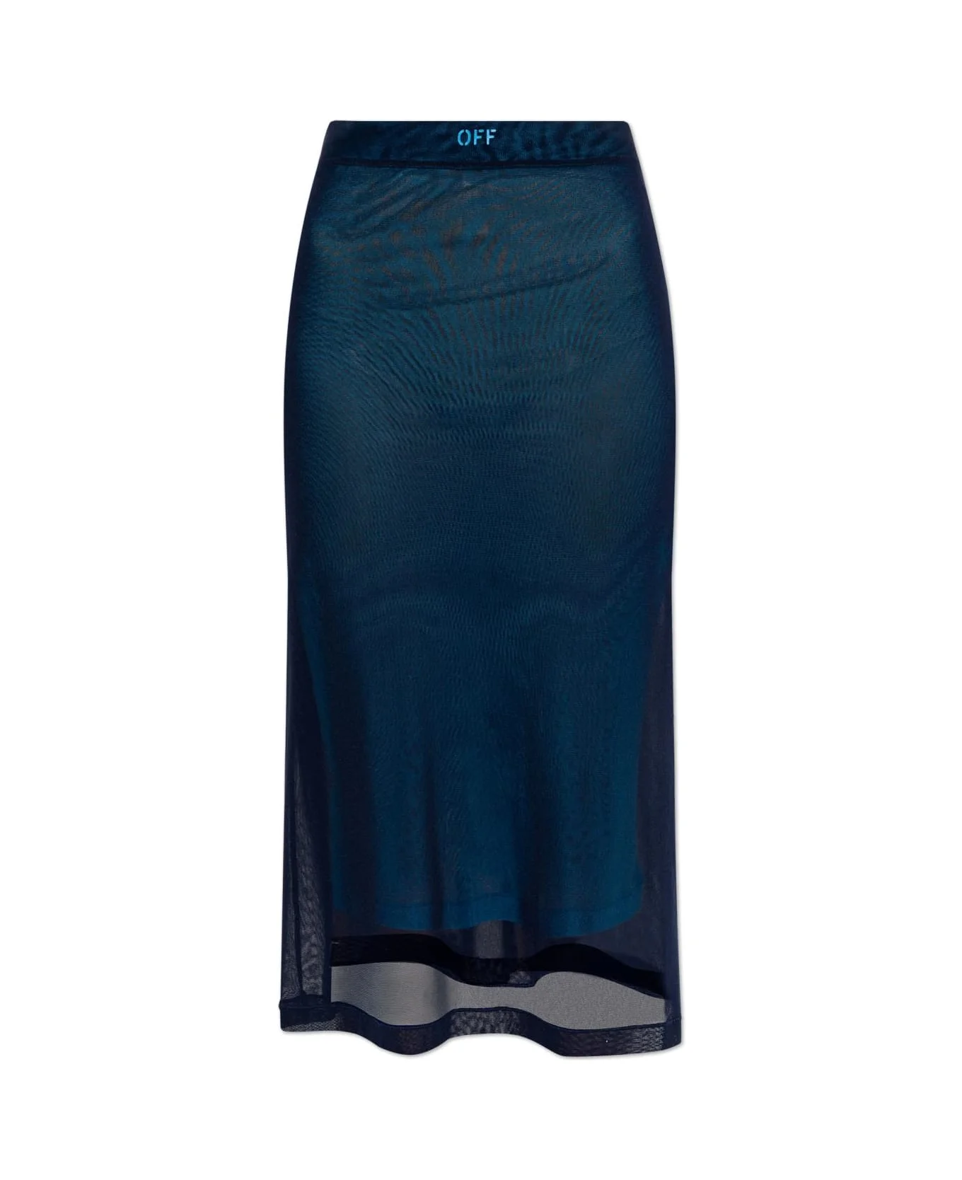 Off-white Skirt With Logo - 1