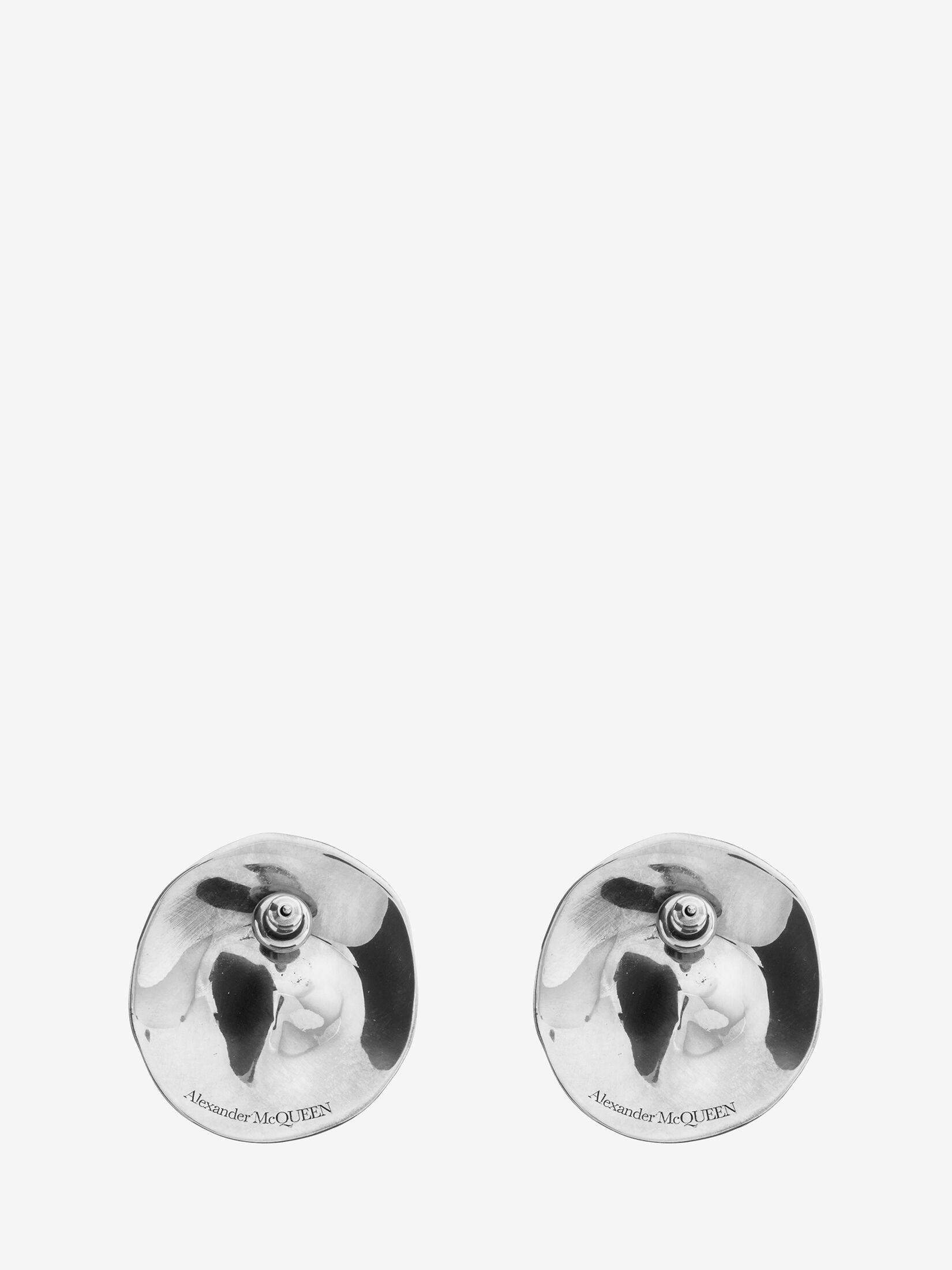 Women's Beam Small Earrings in Antique Silver - 4
