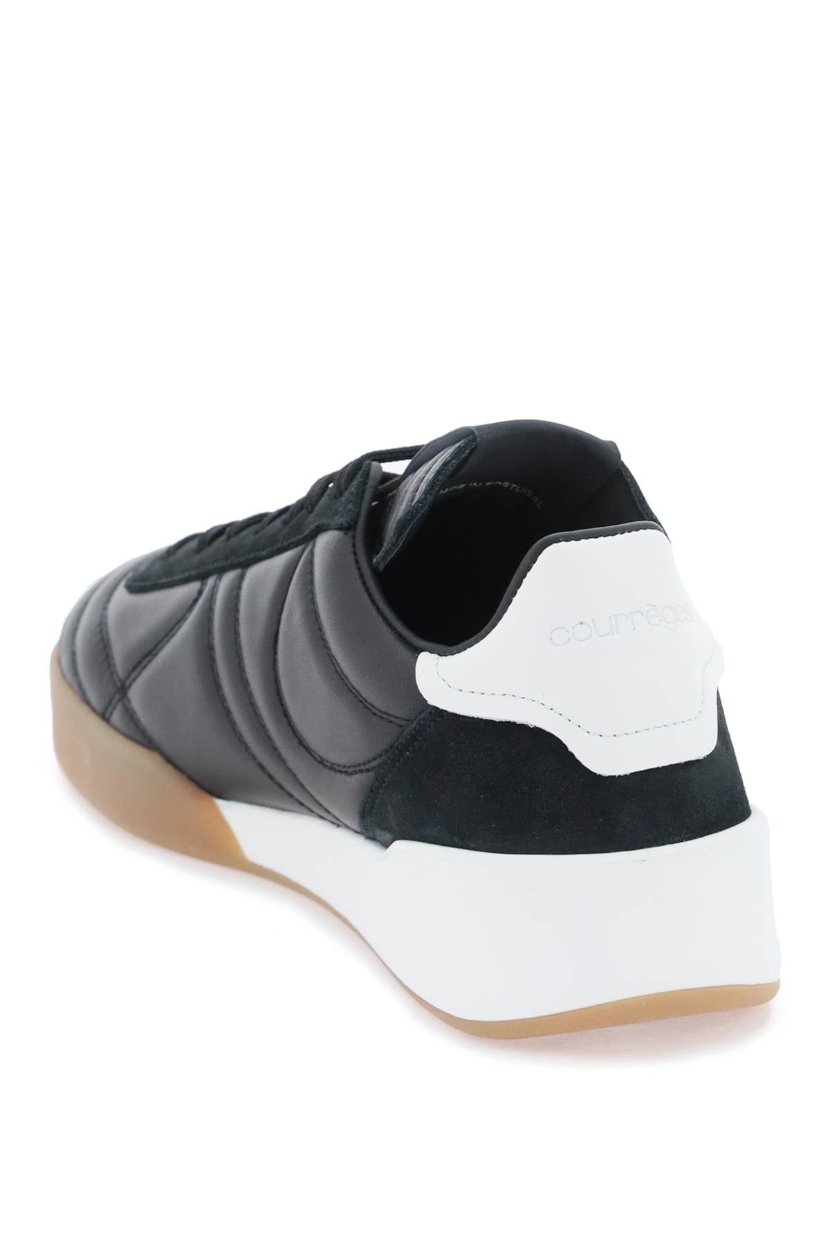 Courreges｜SNEAKERS (CLUB 02 LEATHER SNEAKERS (223SSN006 Courrèges Club 02 leather low-top sneakers Courreges