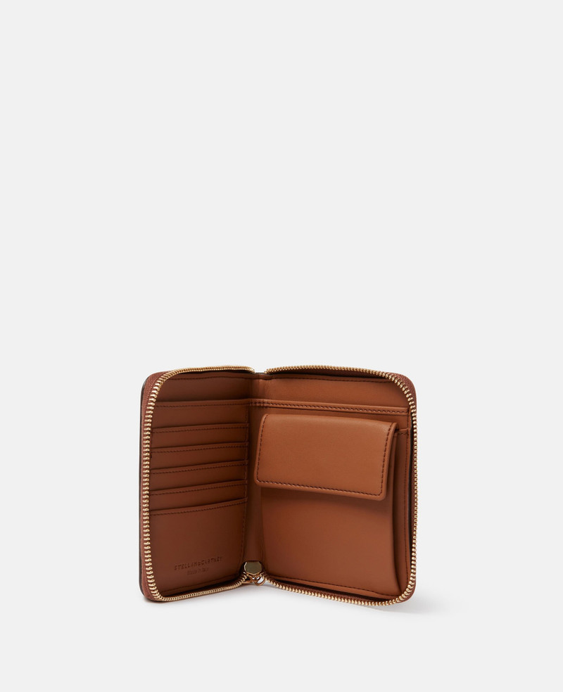 Stella McCartney Stella Logo Grainy Studded Zip Mini Wallet outlook