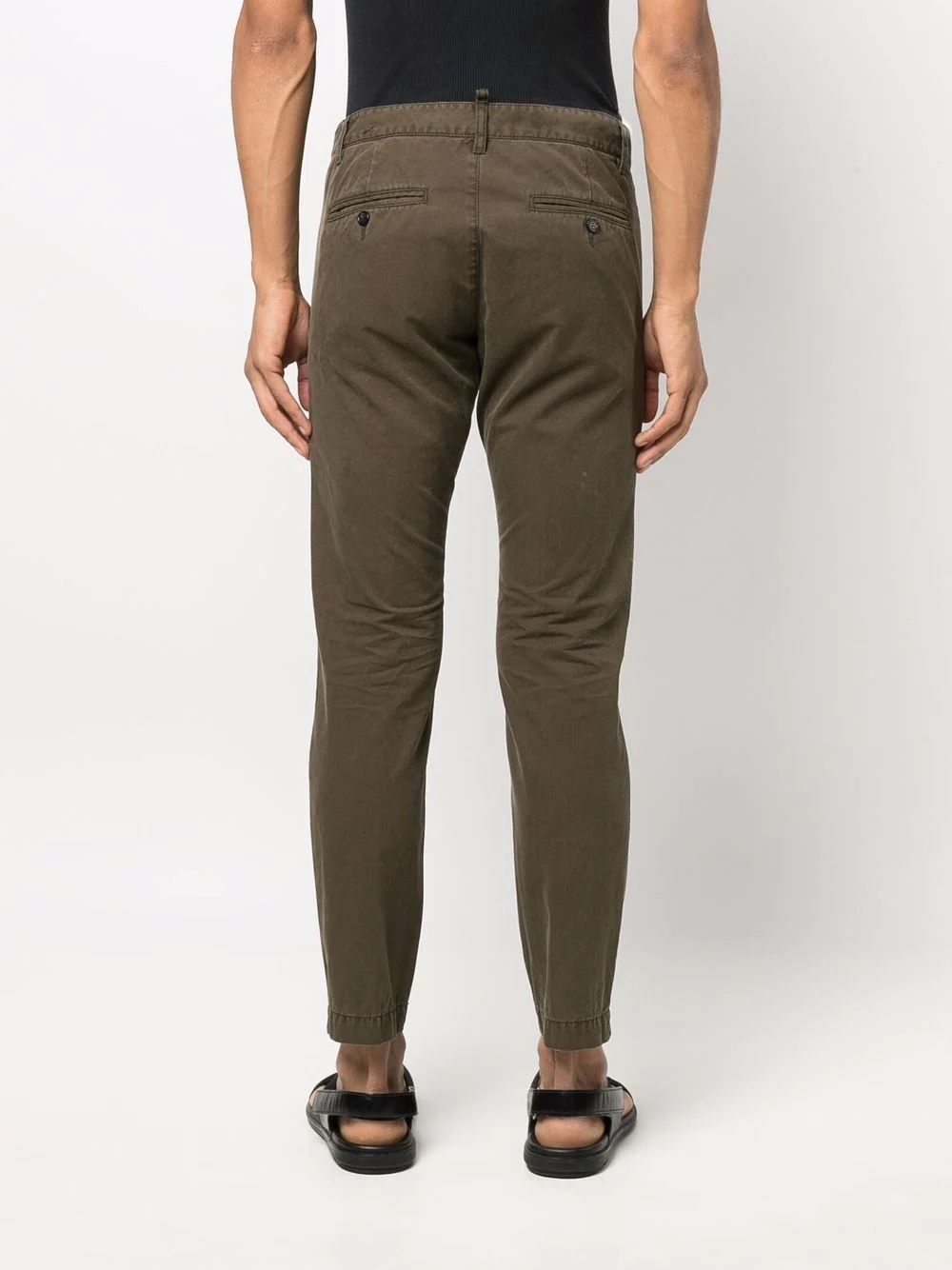 four-pocket cotton chinos - 4